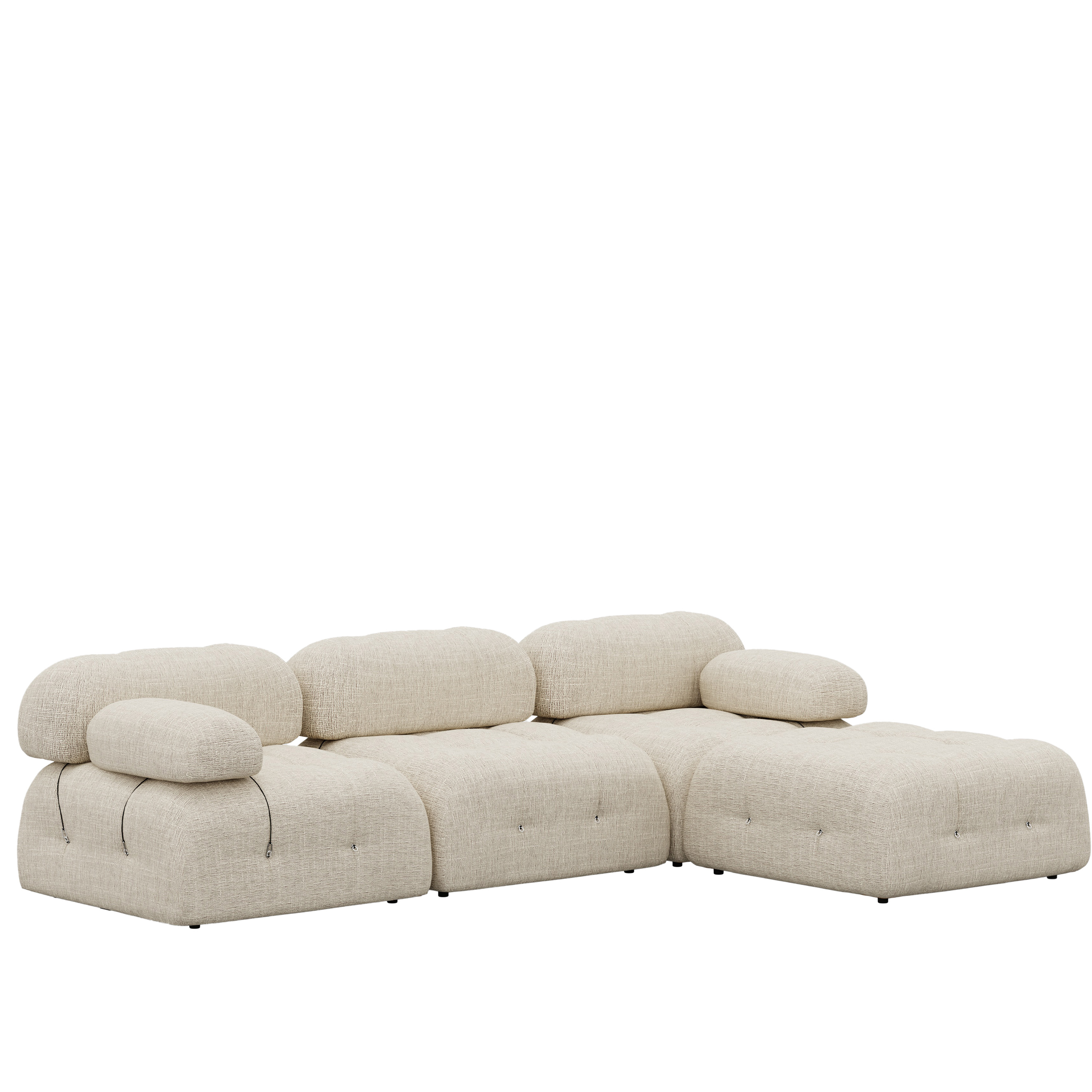 Blanca 3-Sitzer Divansofa Creme