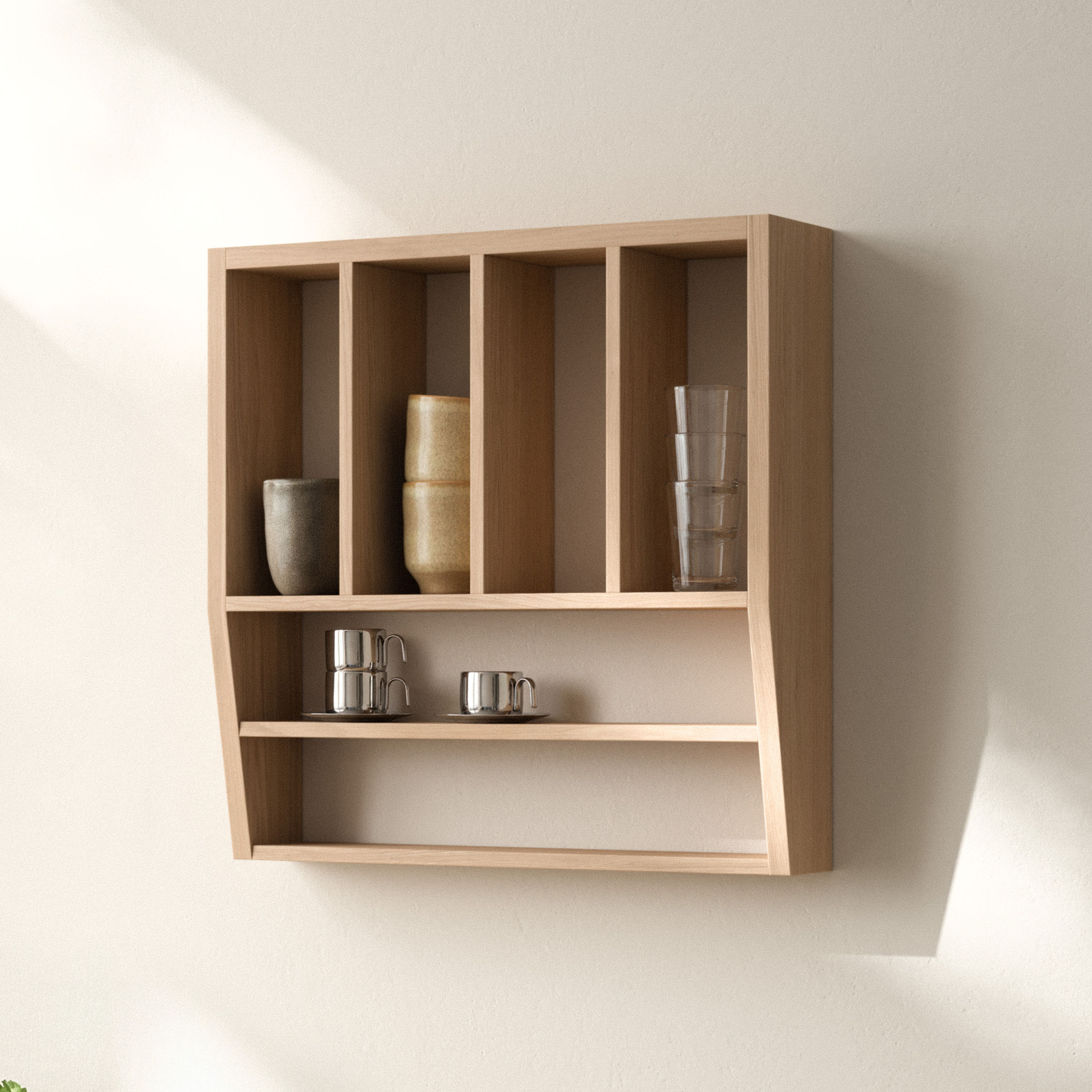 Andersen Furniture Reed Vägghylla Oak 50x50
