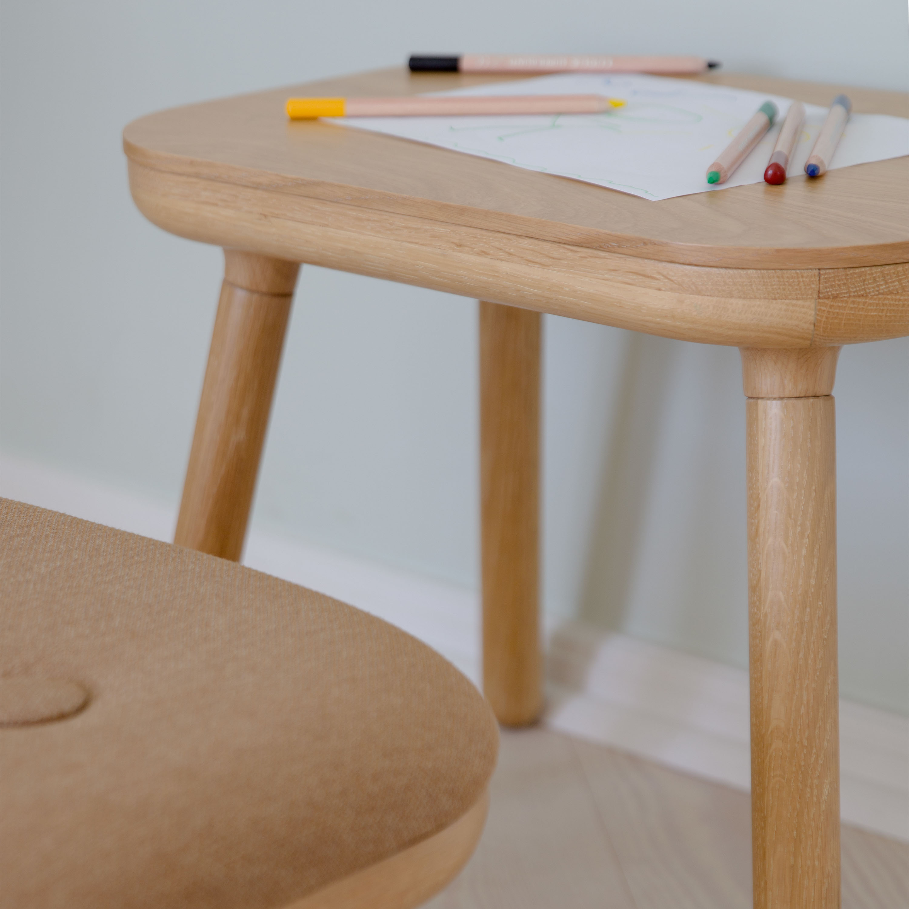 Umage Paff Sidobord Oak Tall