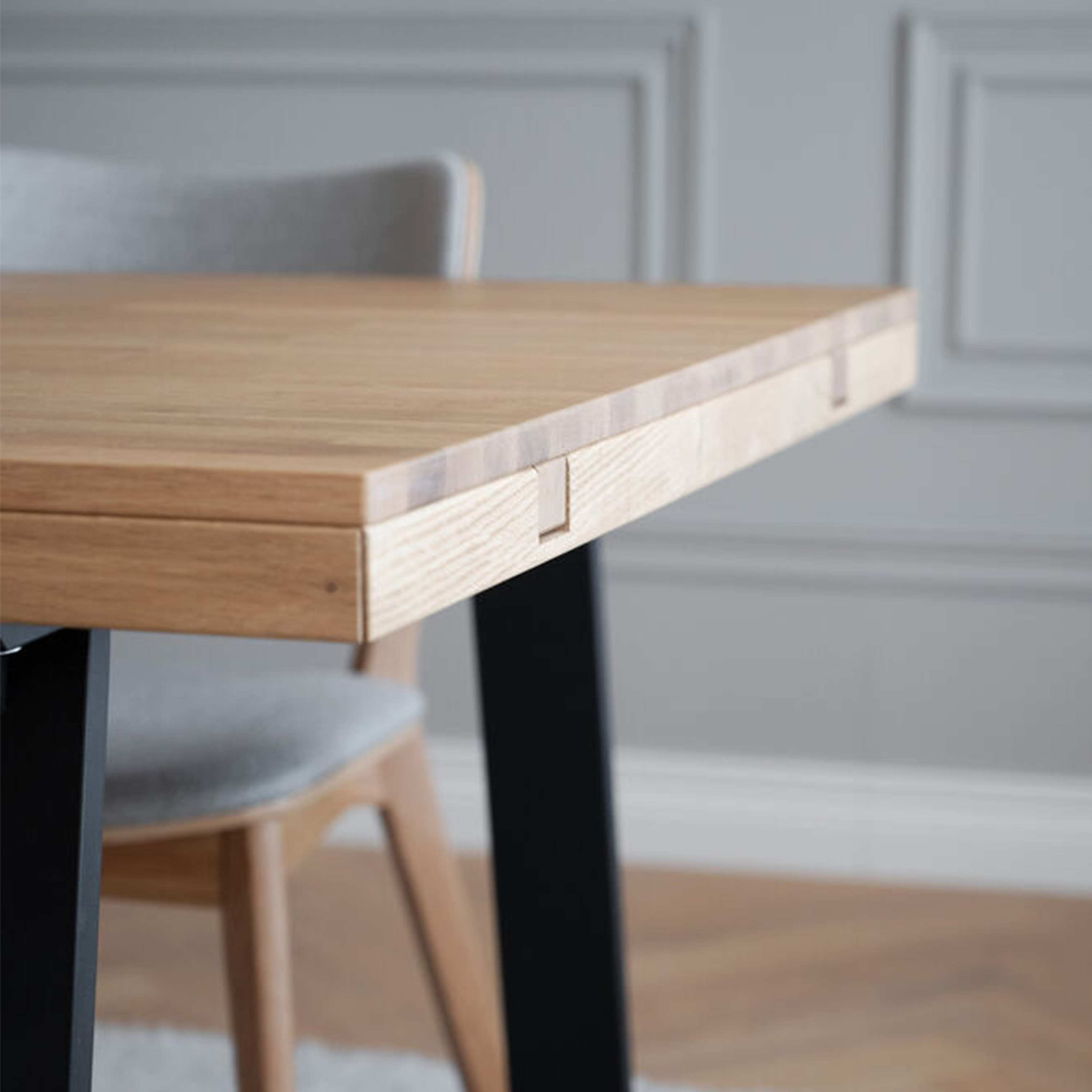 Rowico Home Brooklyn Esstisch U-Bein Eiche 220cm