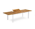 Nydala Matbord Vit/Teak 96x200/280