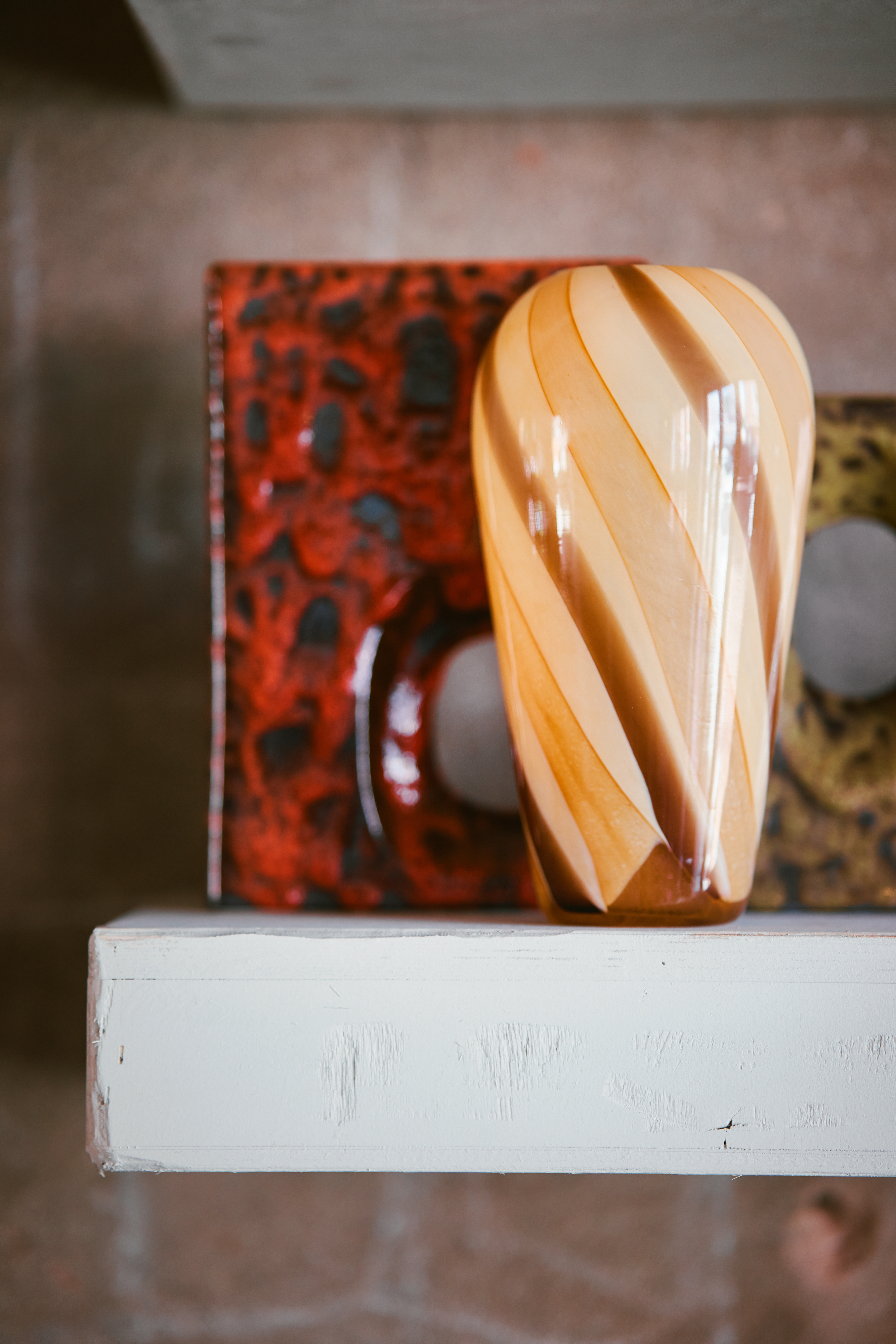 HKliving Glass Vase Søt 25cm