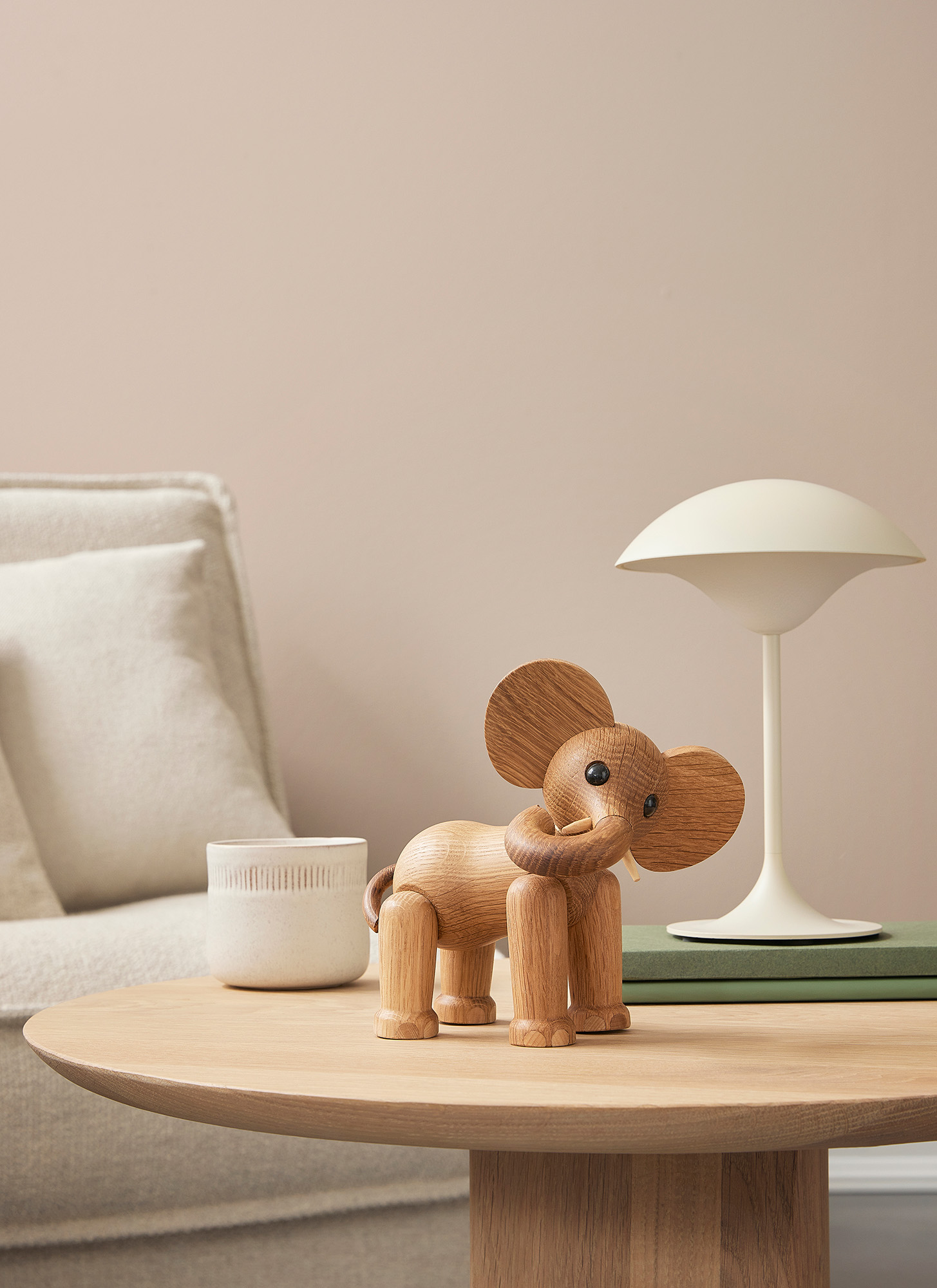 Spring Copenhagen Ollie Elephant Koristelu Tammi/Vaahtera 15cm