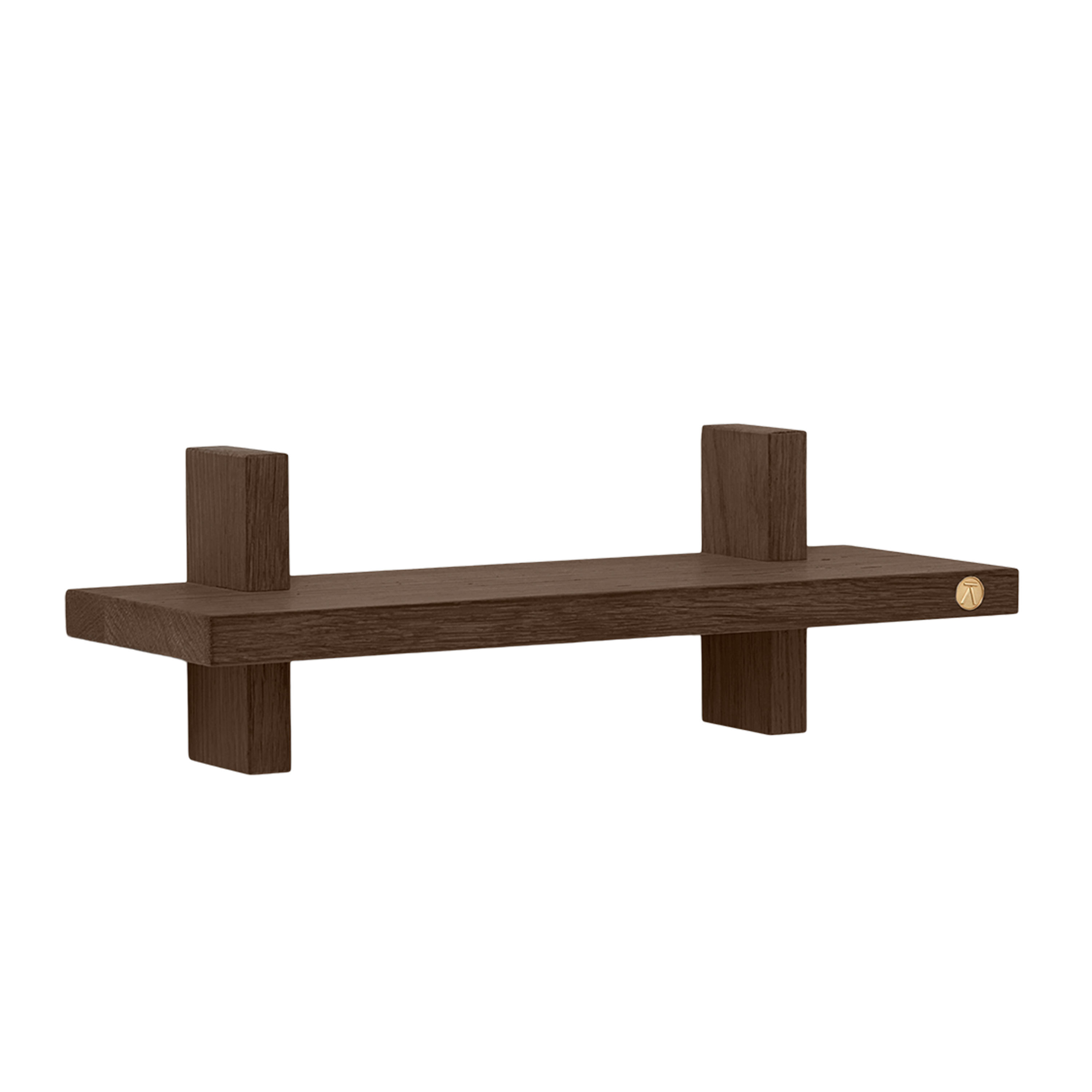 Treat Single Vägghylla Rökt Oljad Ek Small