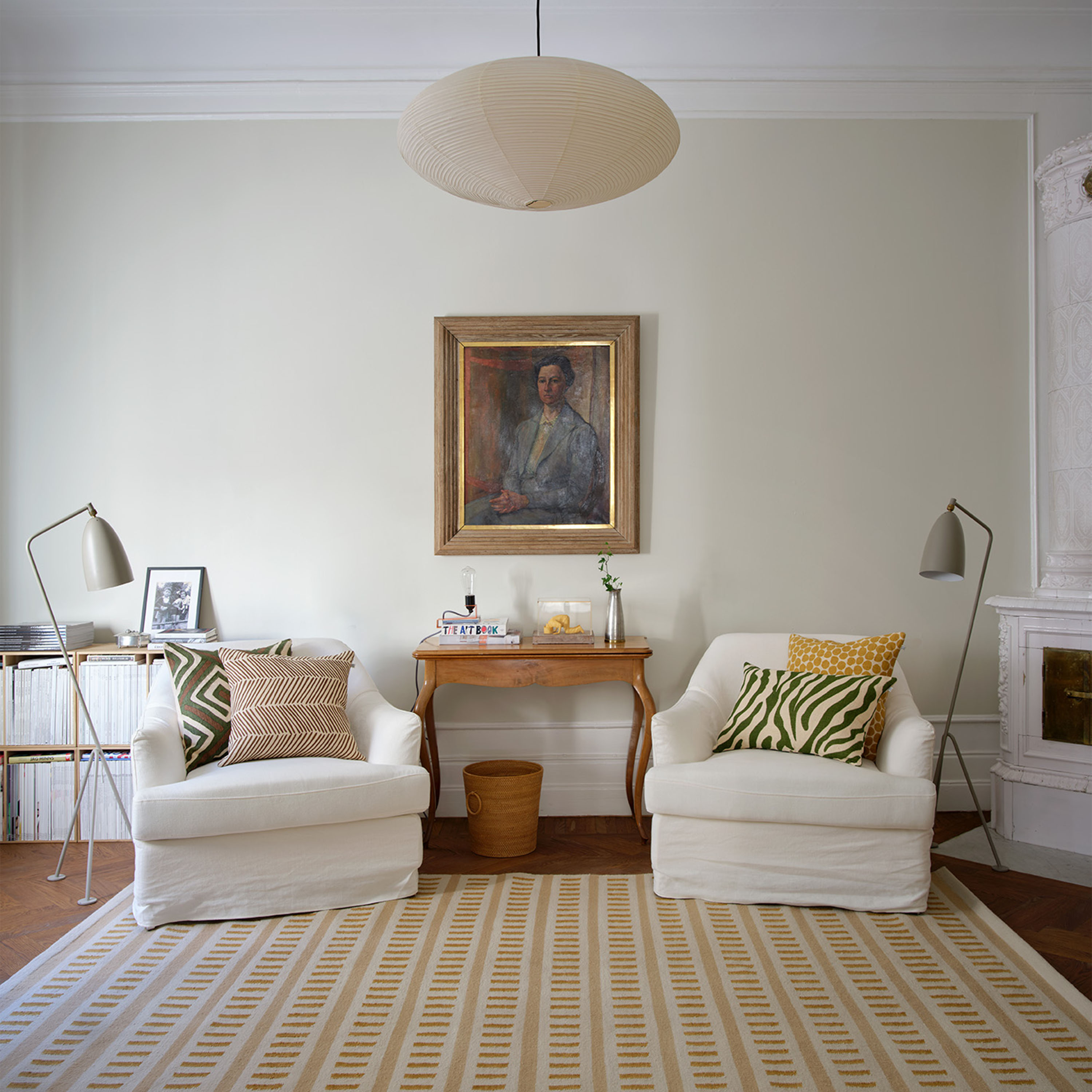 Chhatwal &amp; Jonsson Ladakh Wollteppiche Off White/Beige/Masala Yellow 230x320