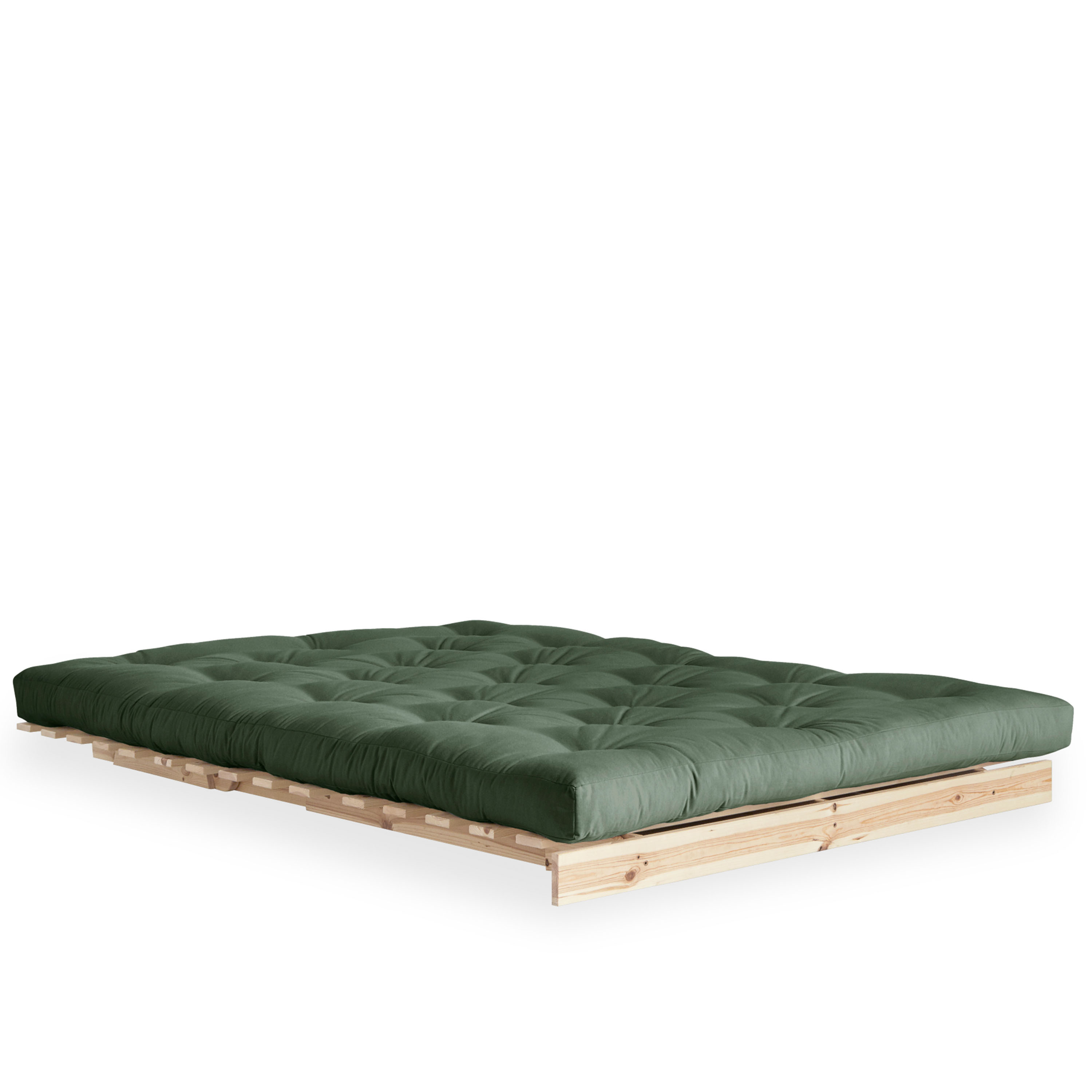 Karup Design Roots Vuodesohva Luonnollinen/Olive Green 140 cm