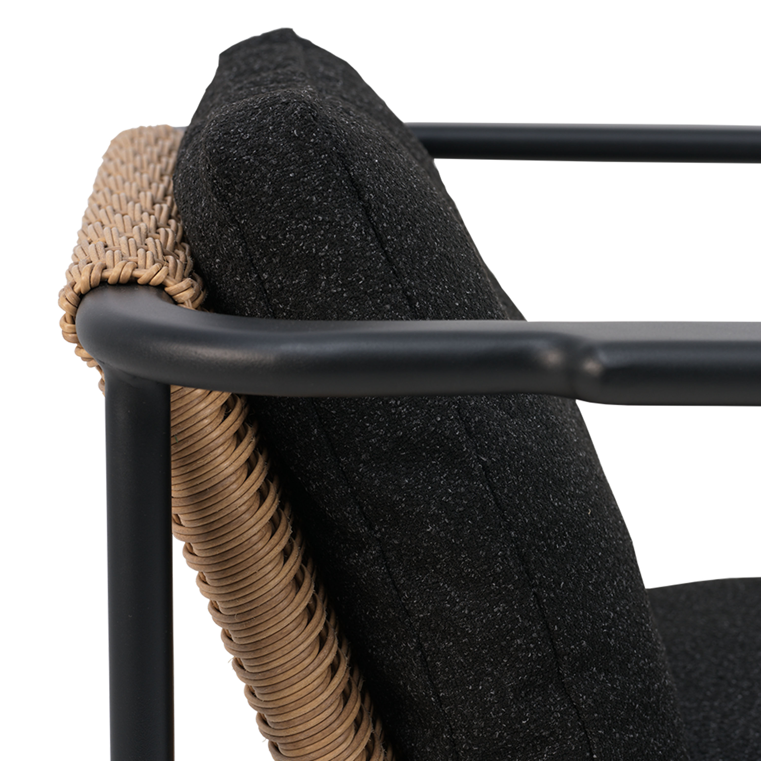 Brafab Motty Loungefotölj Black/Teddy Black