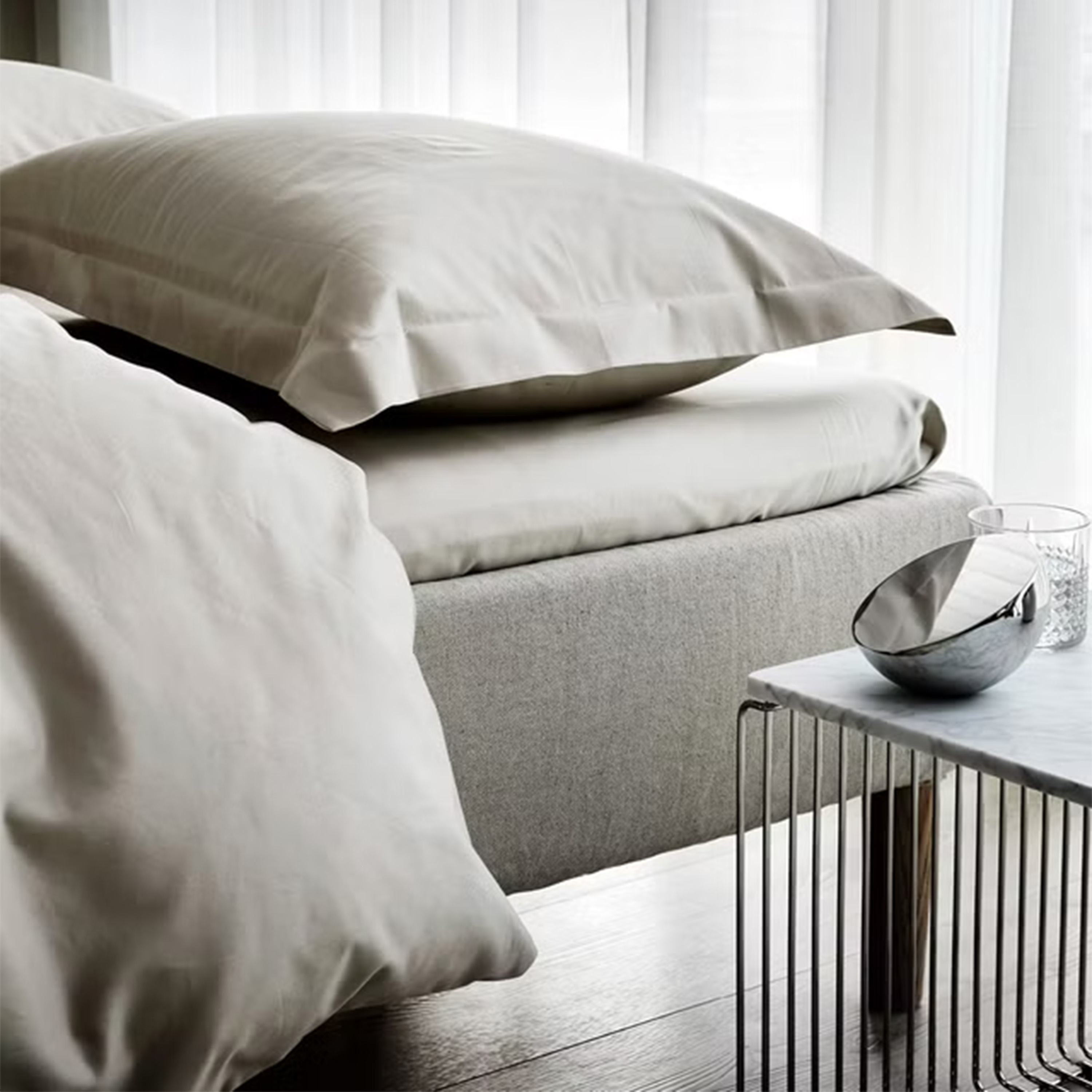 Høie Elegance Underlakan Satin Beige 240x270