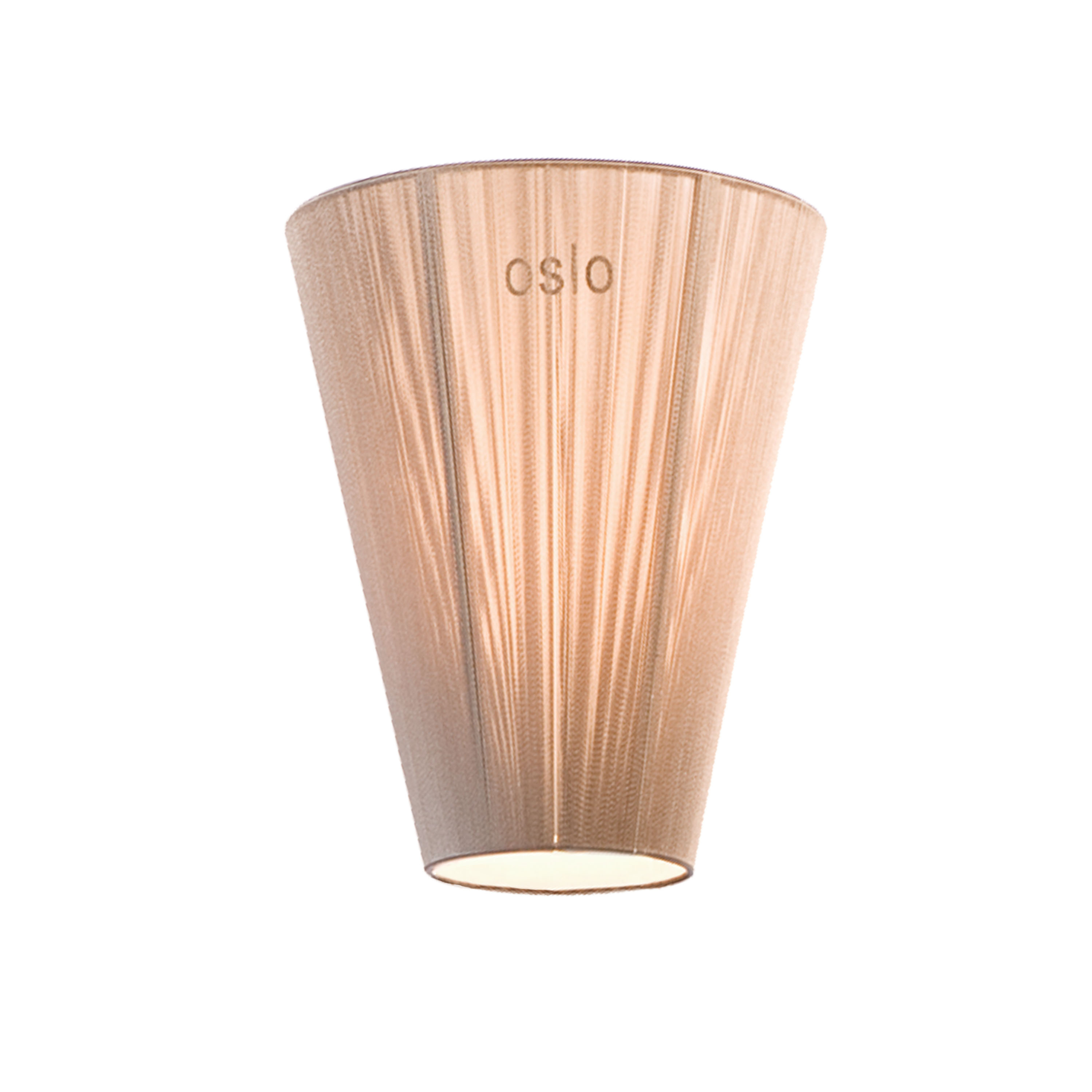 Oslo Wood Golvlampa Skärm Beige
