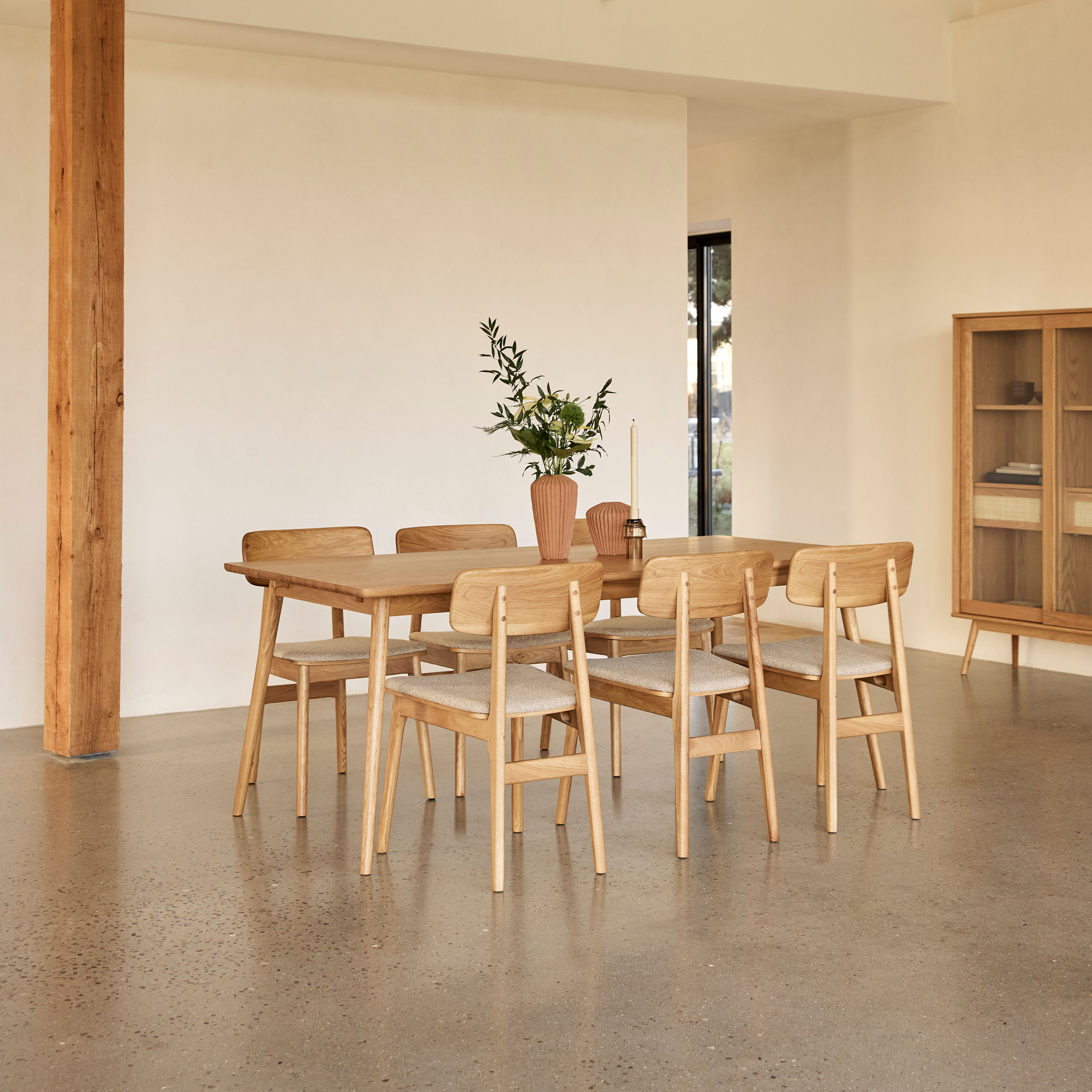 Nordic Home Sofia Ruokapöytä Natural Oak 190cm