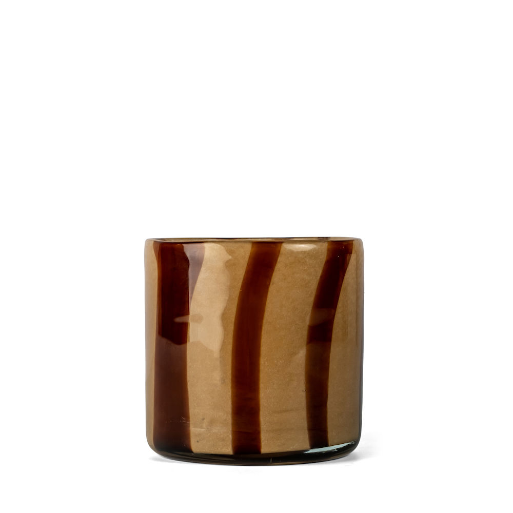 Calore Ljuslykta Brun/Beige 10cm