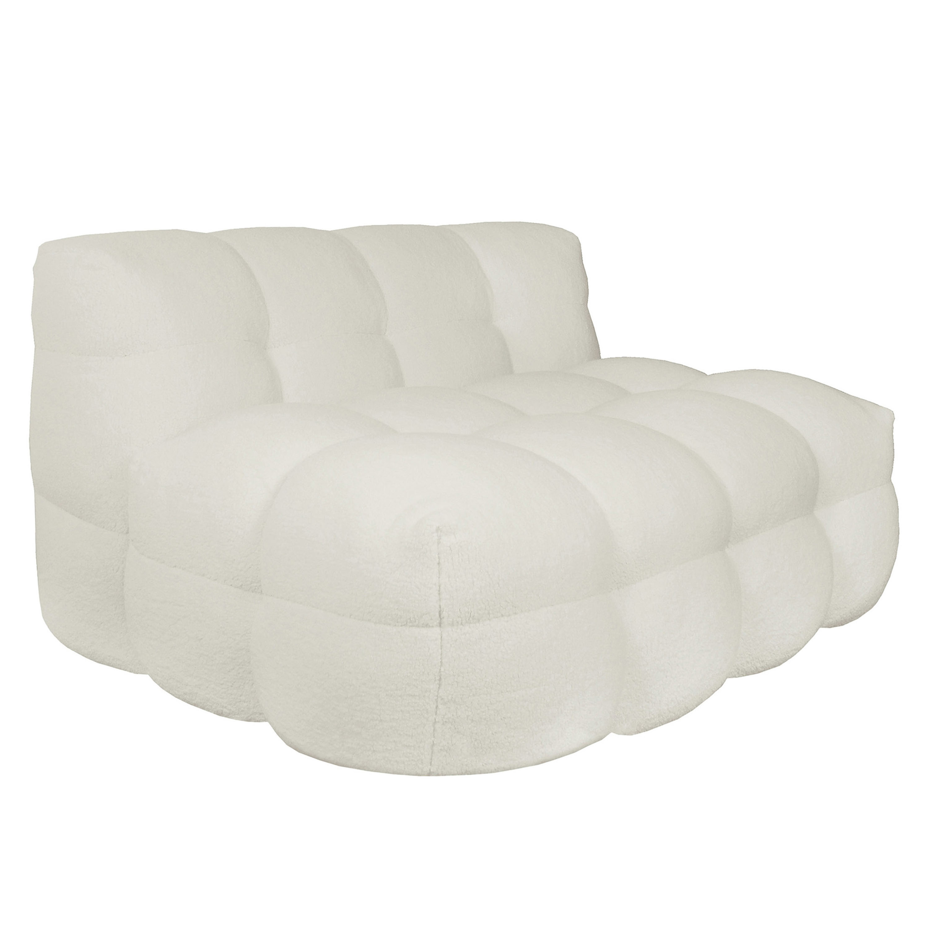 Billie Loungestol Creme Teddy 120cm