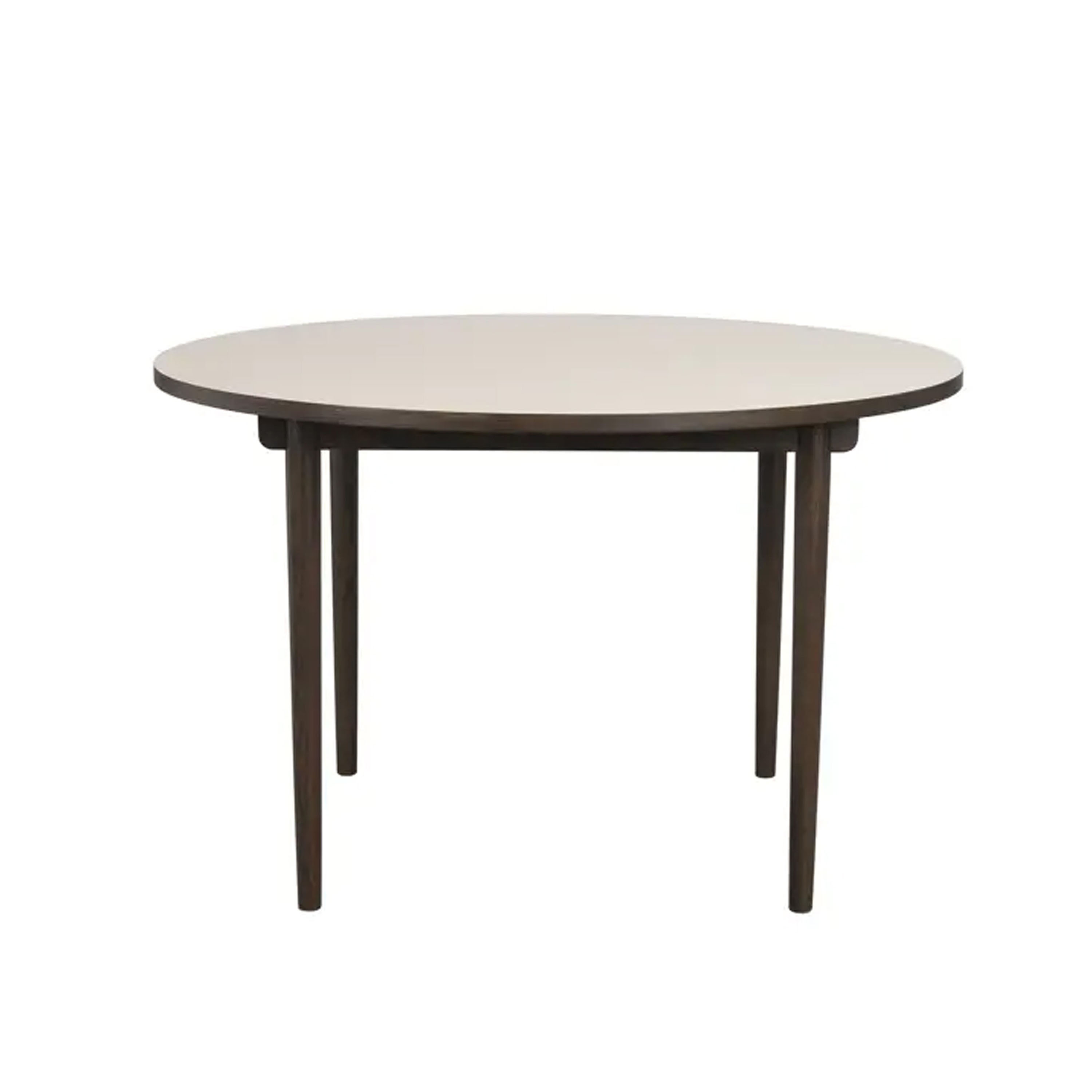 Fairmount Matbord Runt Beige/Brun Ek Ø120