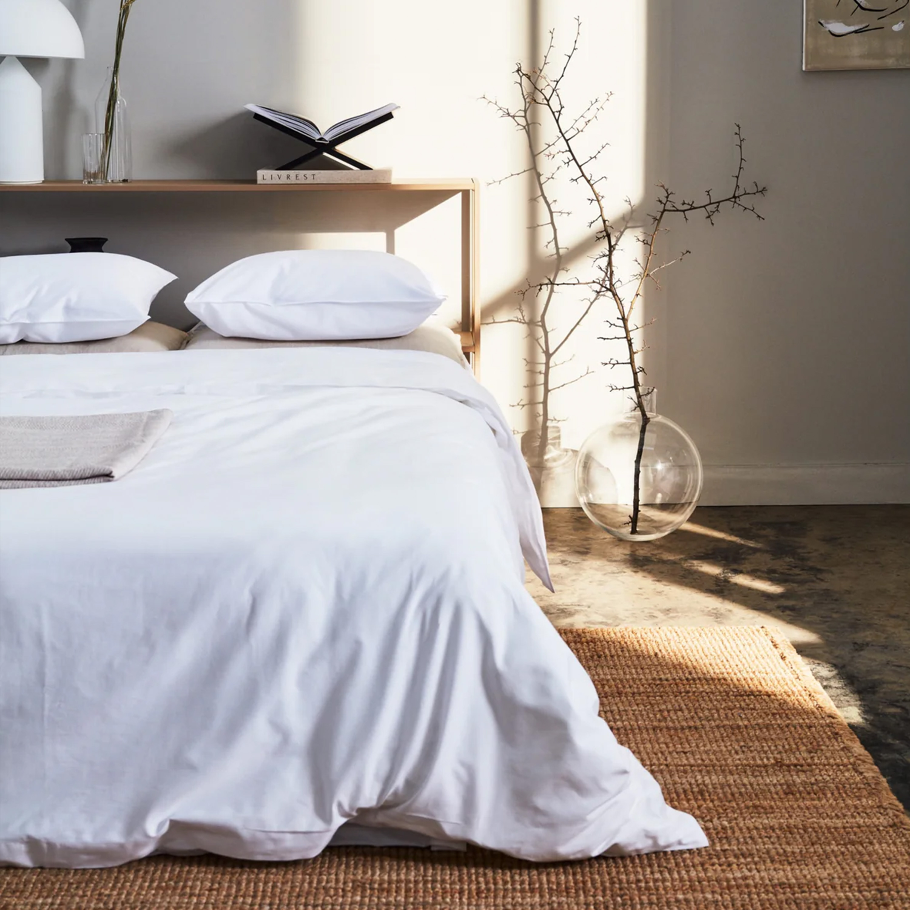 Read the Label Satin Örngott White 50x60 2-pack