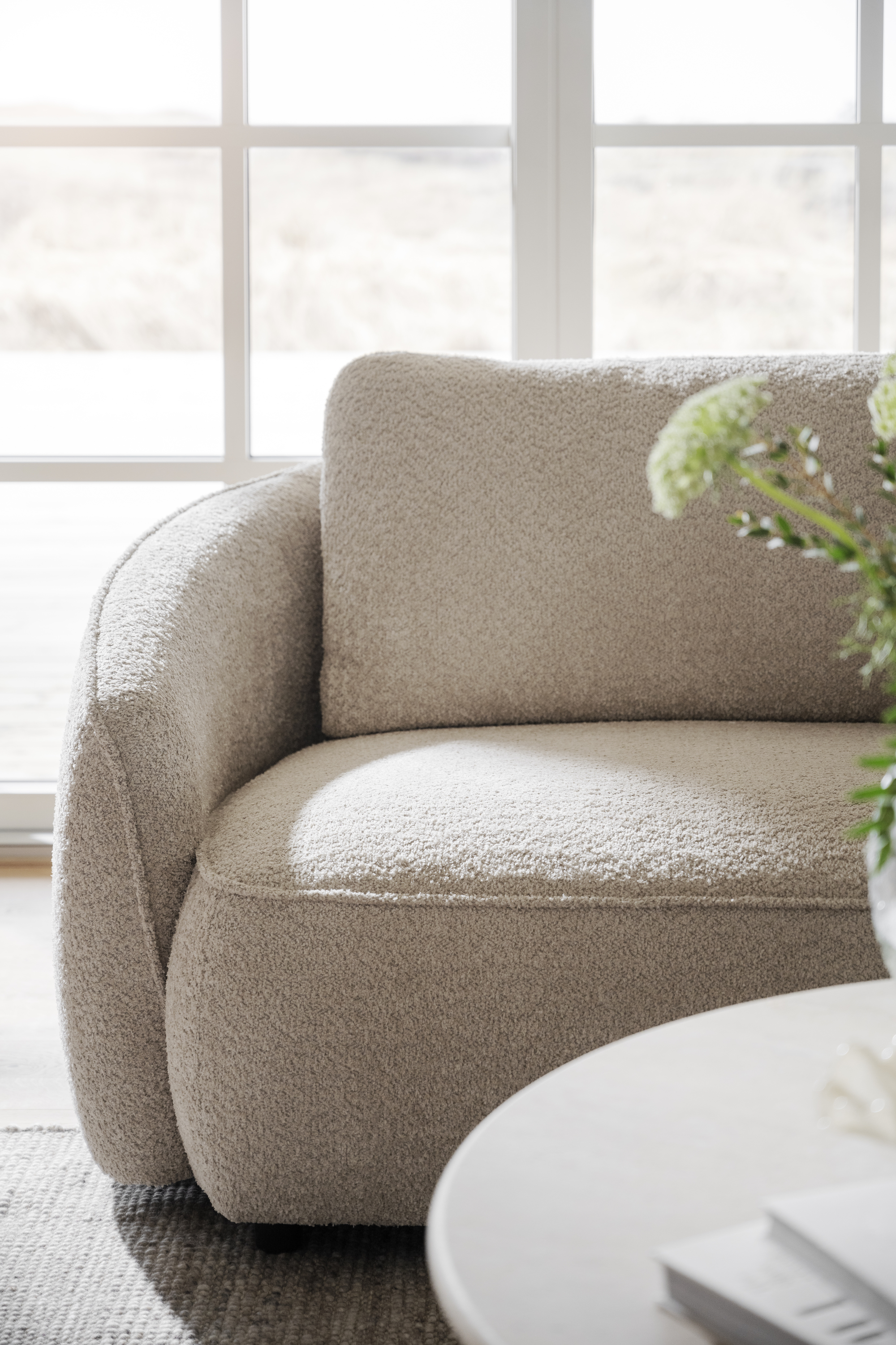 Rowico Home Norris 4-sits Soffa Ljusbeige 319cm