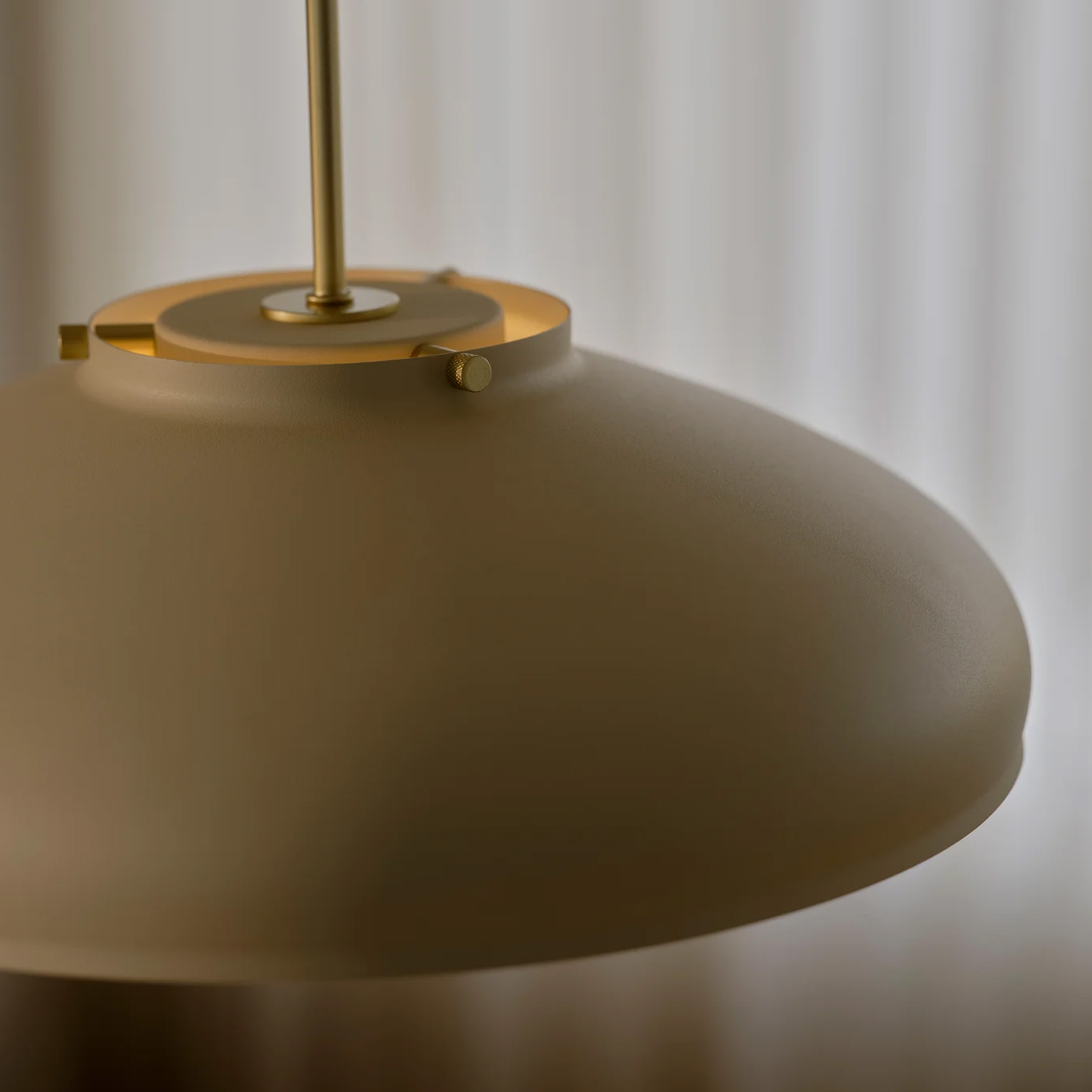 Design For The People Latif Pendelleuchte Beige Ø40