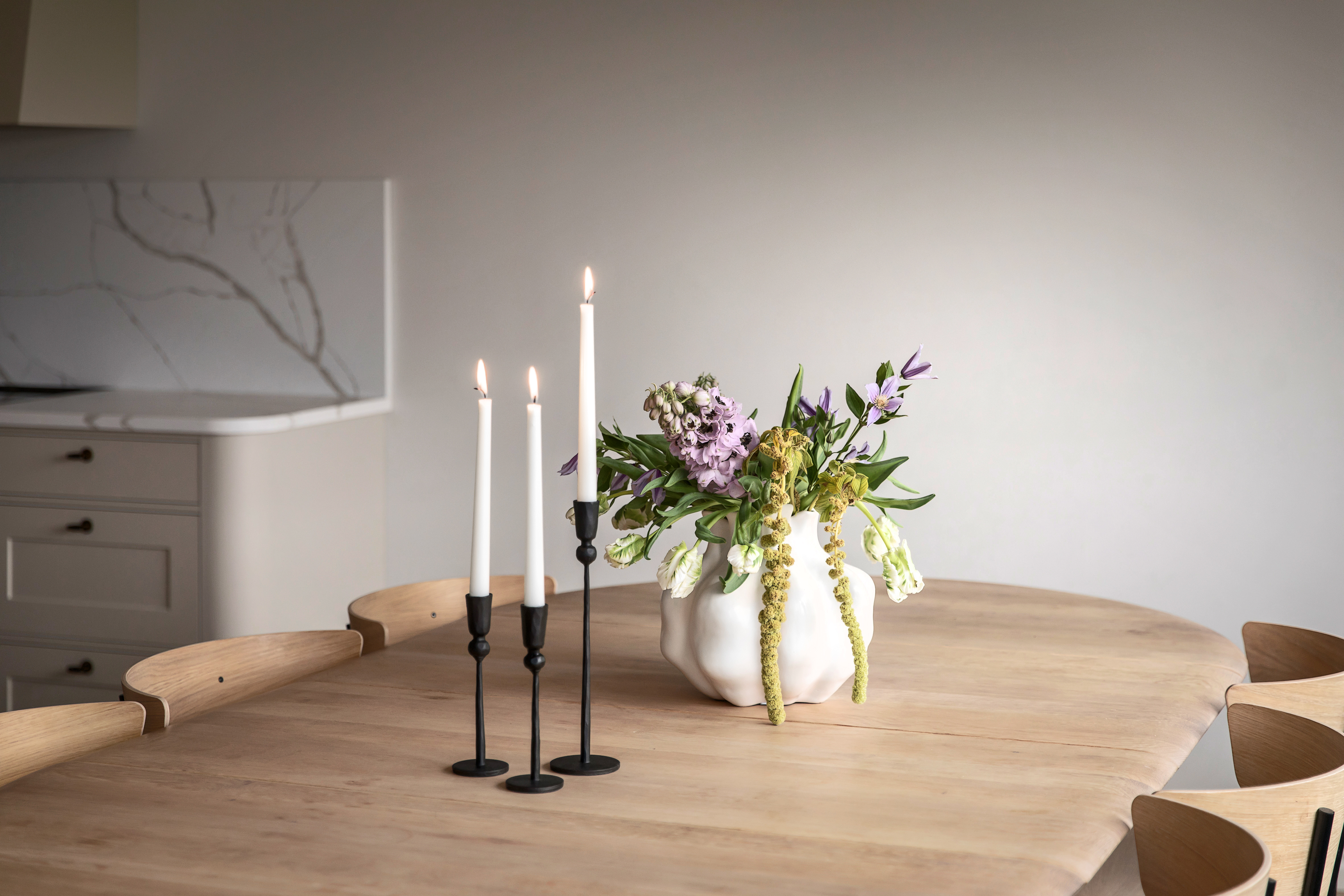 Wikholm Form Violet Vase Weiß Groß