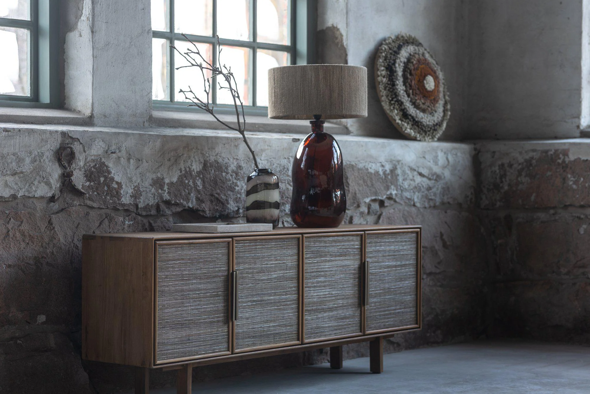 Jakobsdals Mae Rechteckiger Fat Travertin