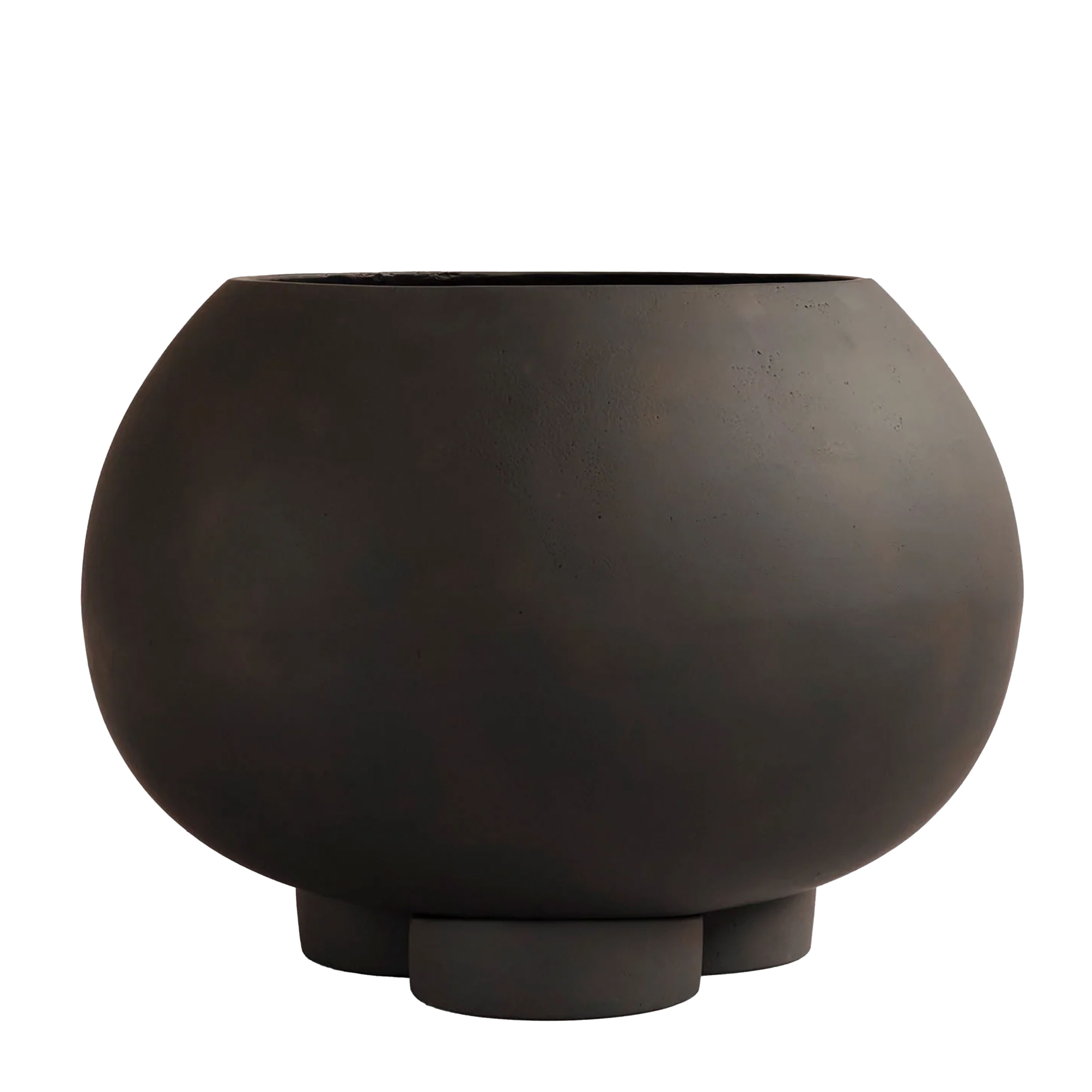 101 Copenhagen - Urchin Blumentopf Coffee Groß - Braun - Blumentöpfe im Freien