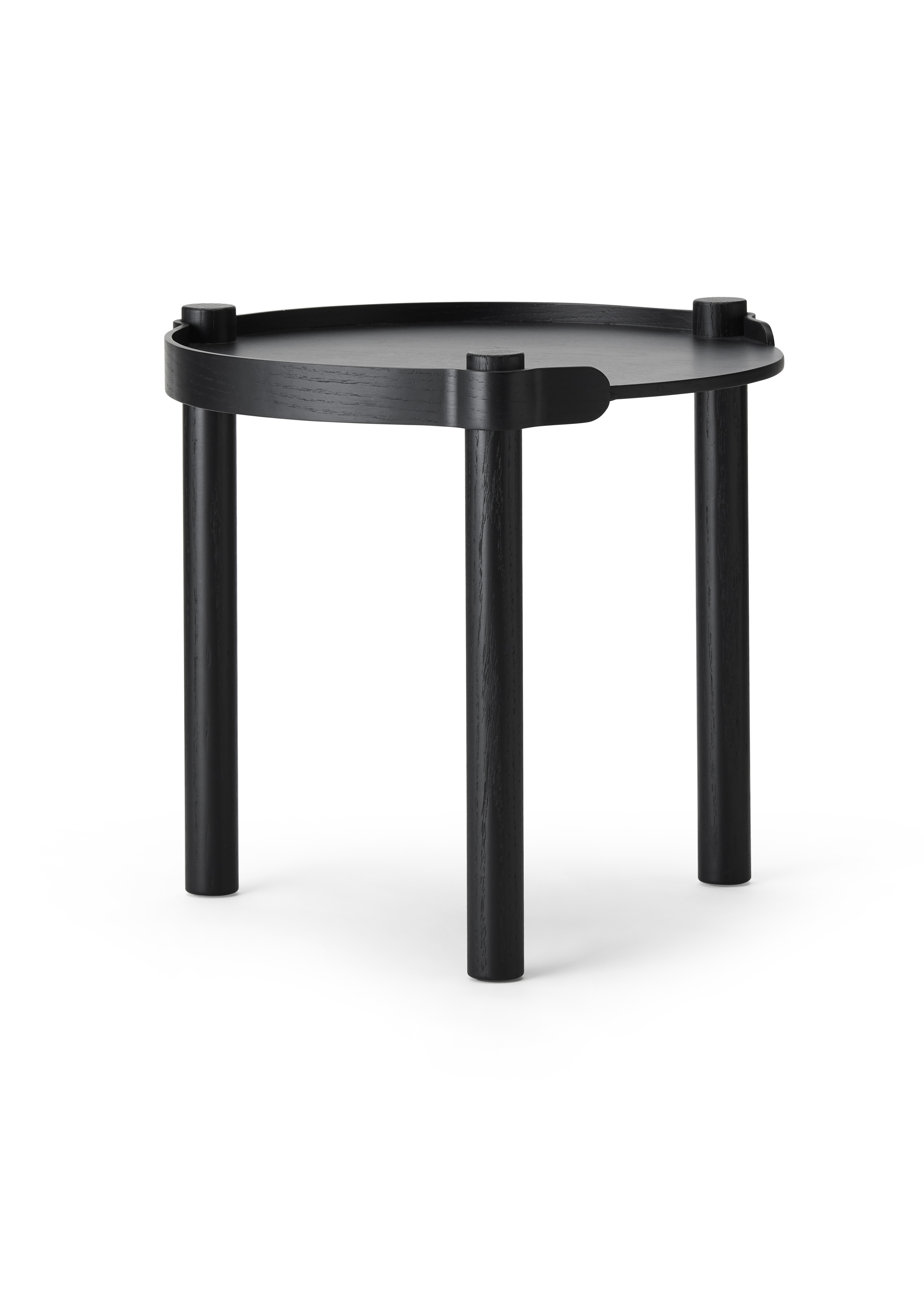 Cooee Design - Woody Sidobord Black Stained Oak - Svart