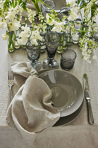 Himla Sunshine Linserviett Oatmeal 4-pakning