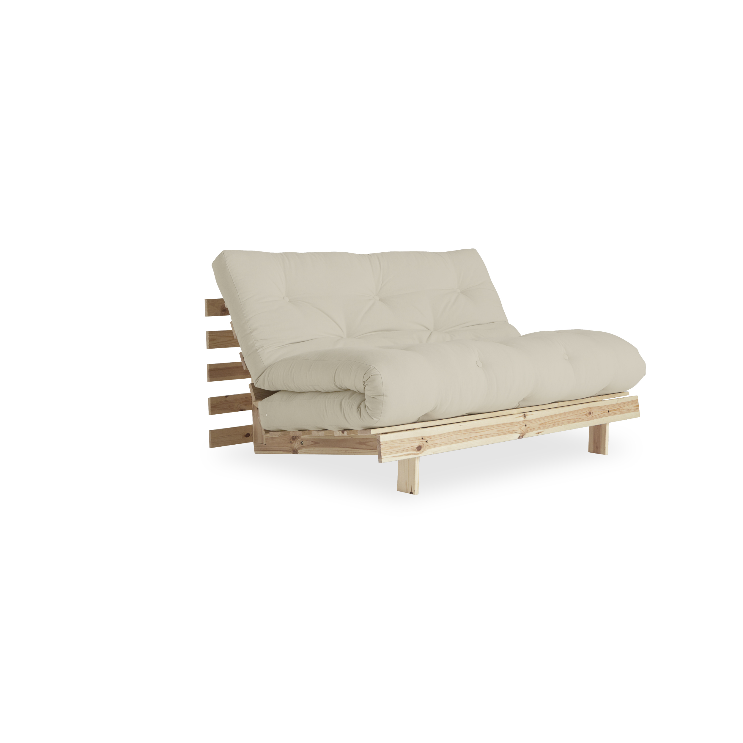 Roots Bäddsoffa Natur/Beige 140cm