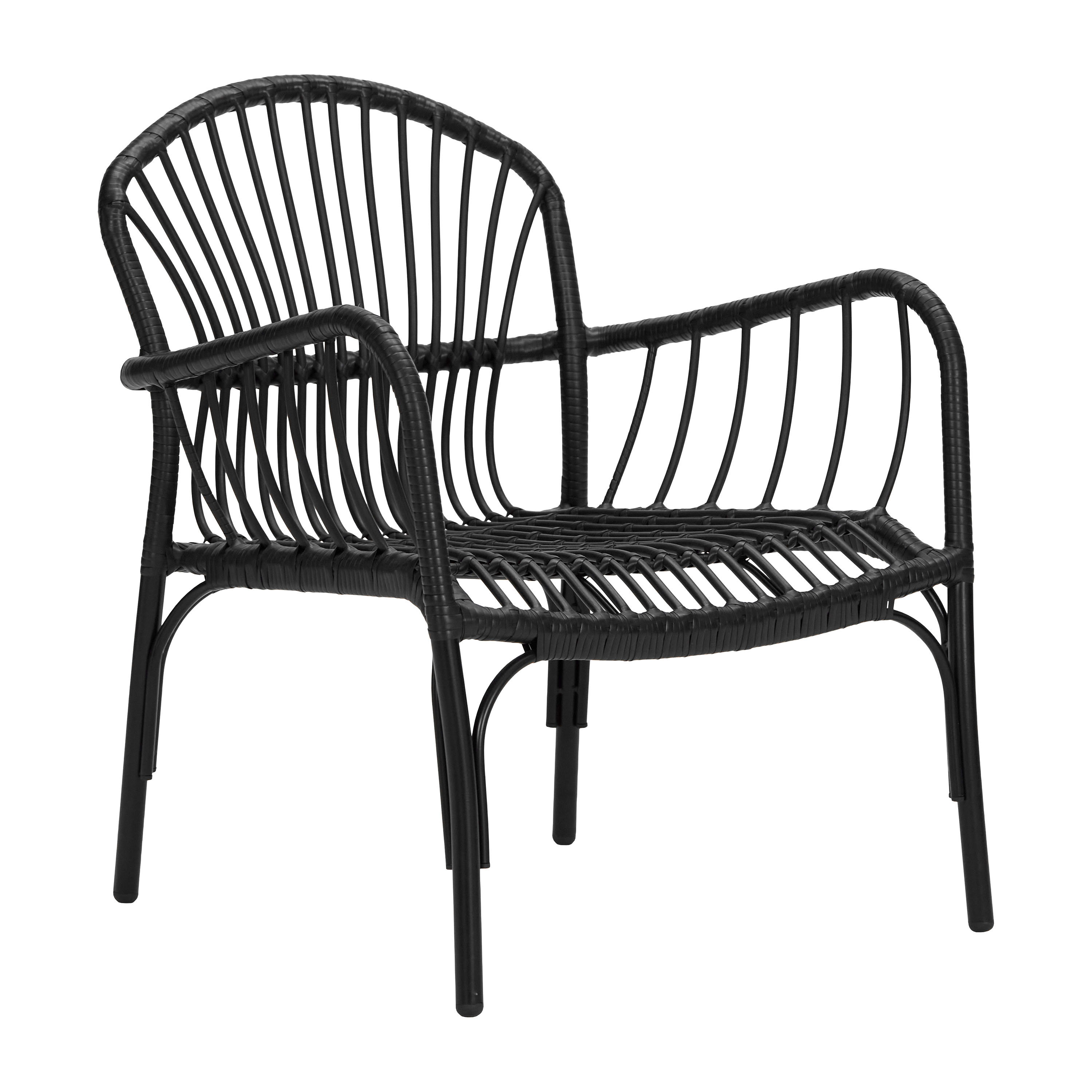 Brea Lounge-tuoli Musta