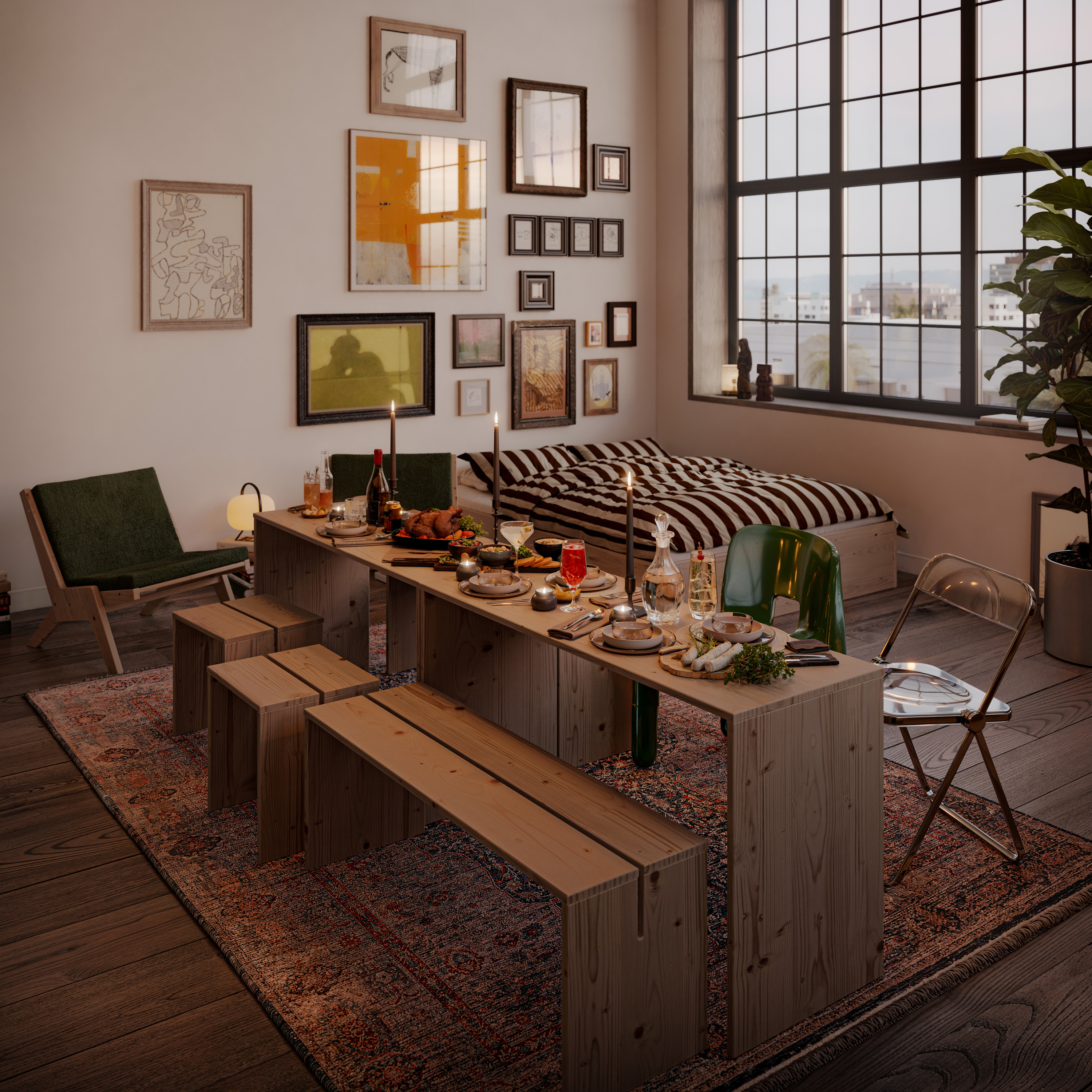 Karup Design Join-in Bänk Natur