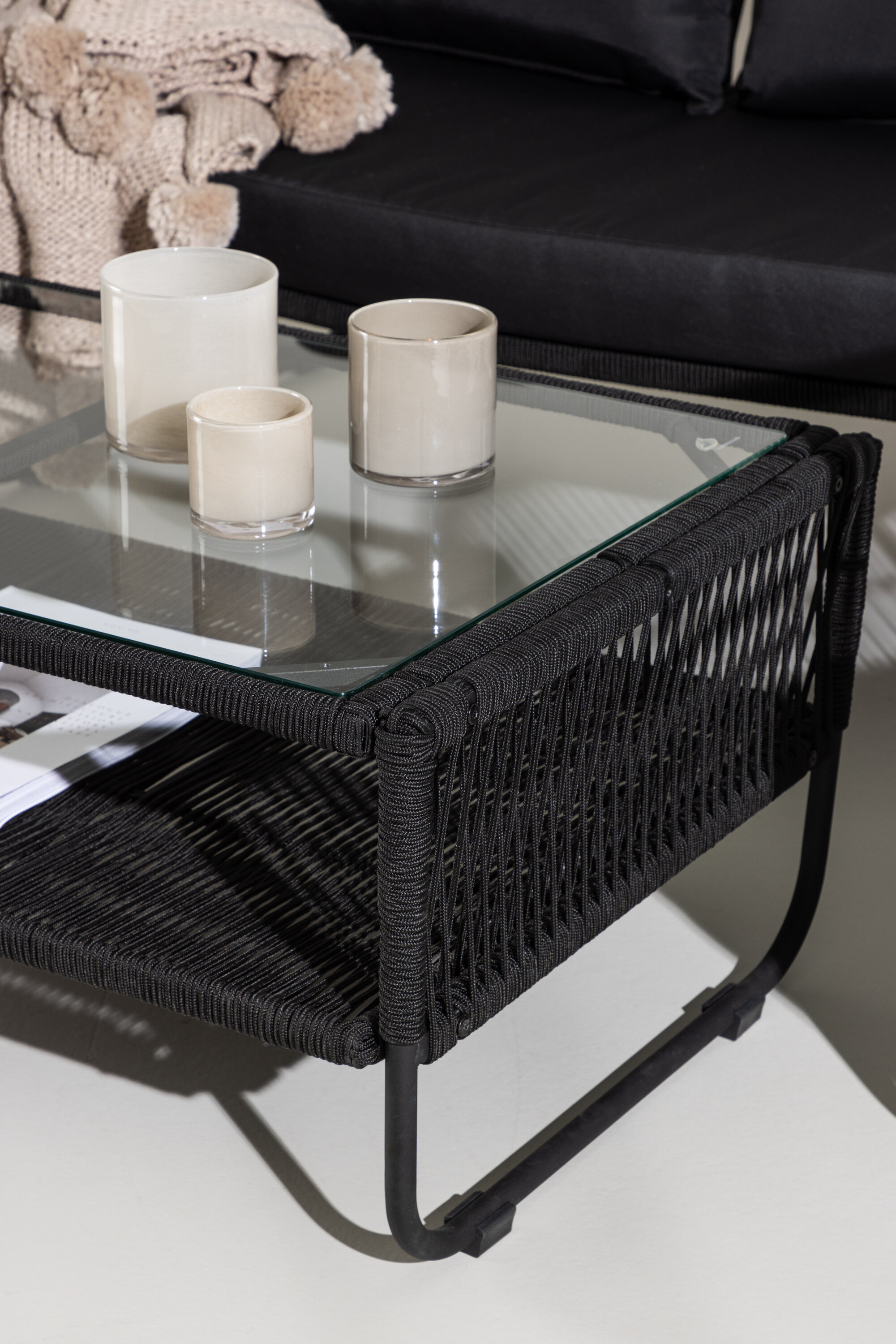 Venture Home Utah Lounge Set Svart