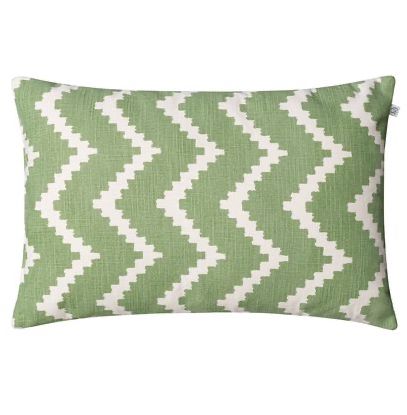 Ikat Sema Utendørs Pyntepute Sage / Off White 40x60