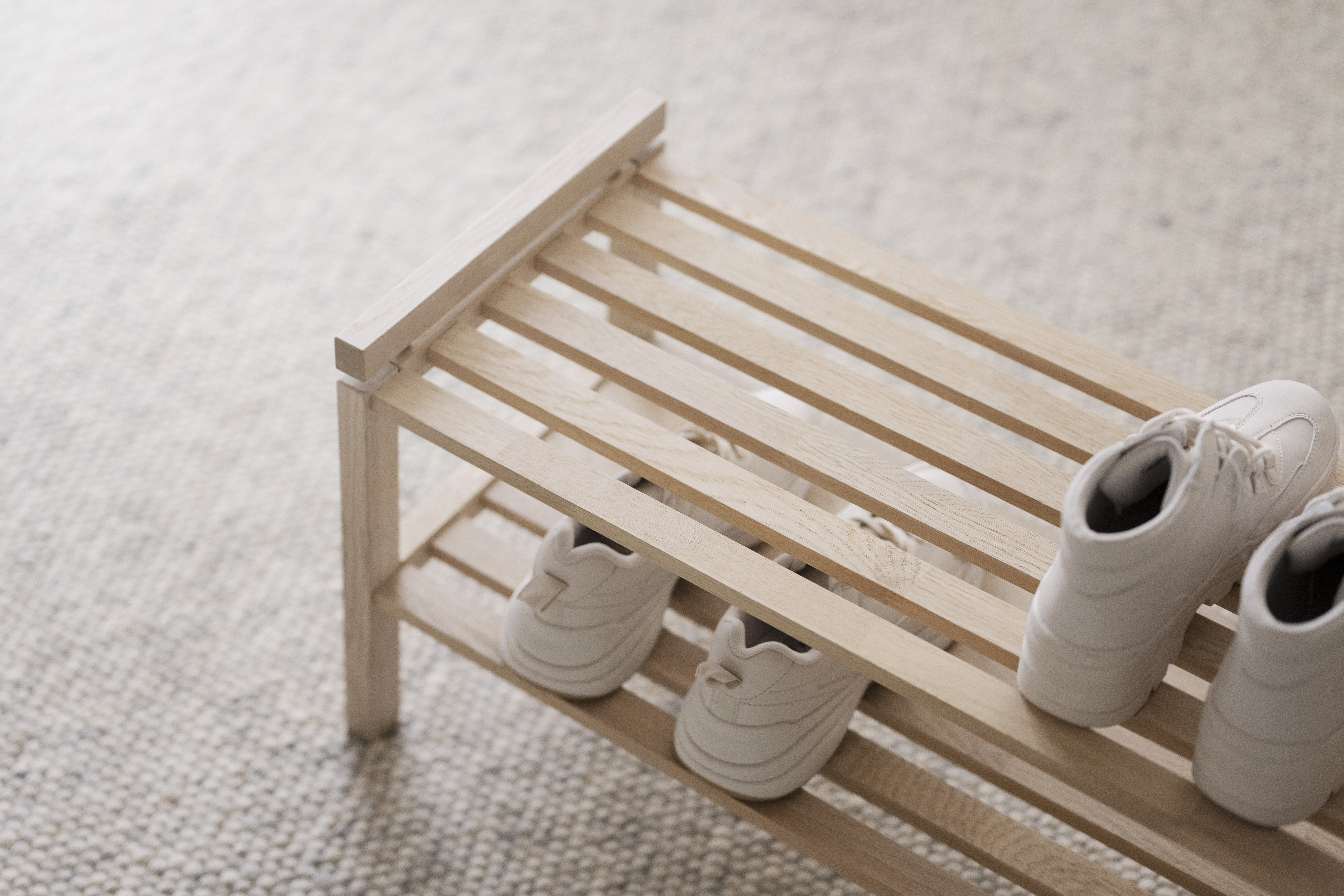 Rowico Home Confetti Skohylla Vitpigmenterad 80cm