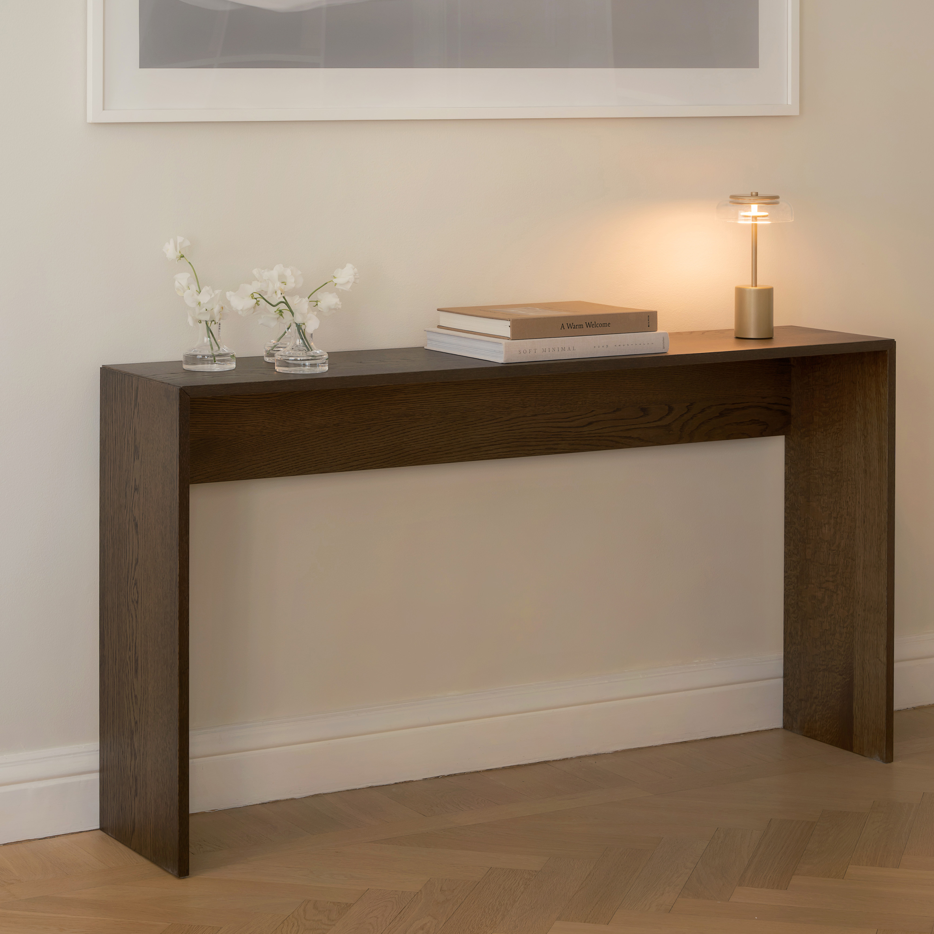 Nuura Blossi Mini Portabel Bordlampe Nordic Gold/Clear