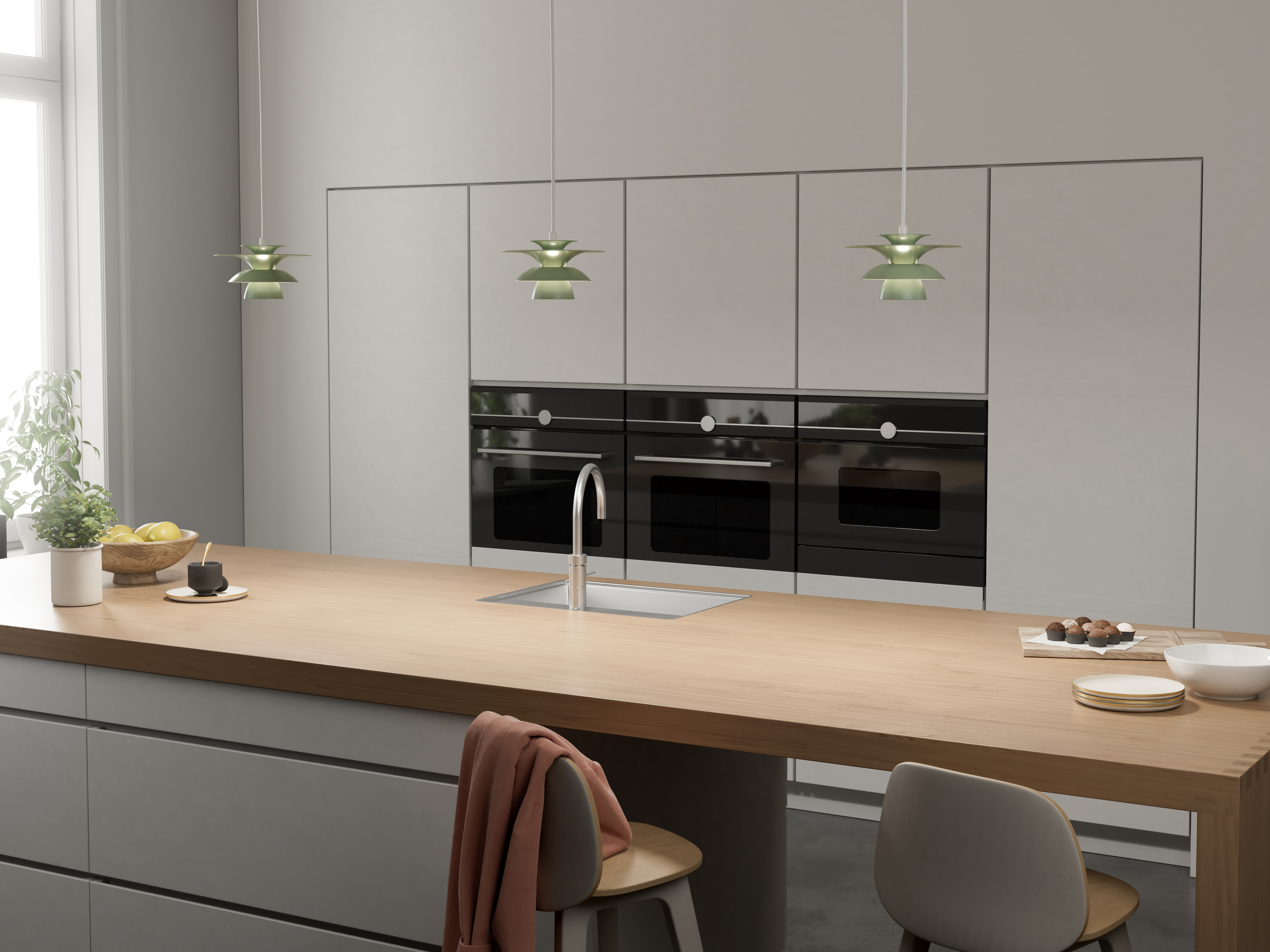 Belid Picasso Taklampe Soft Salvie Ø18