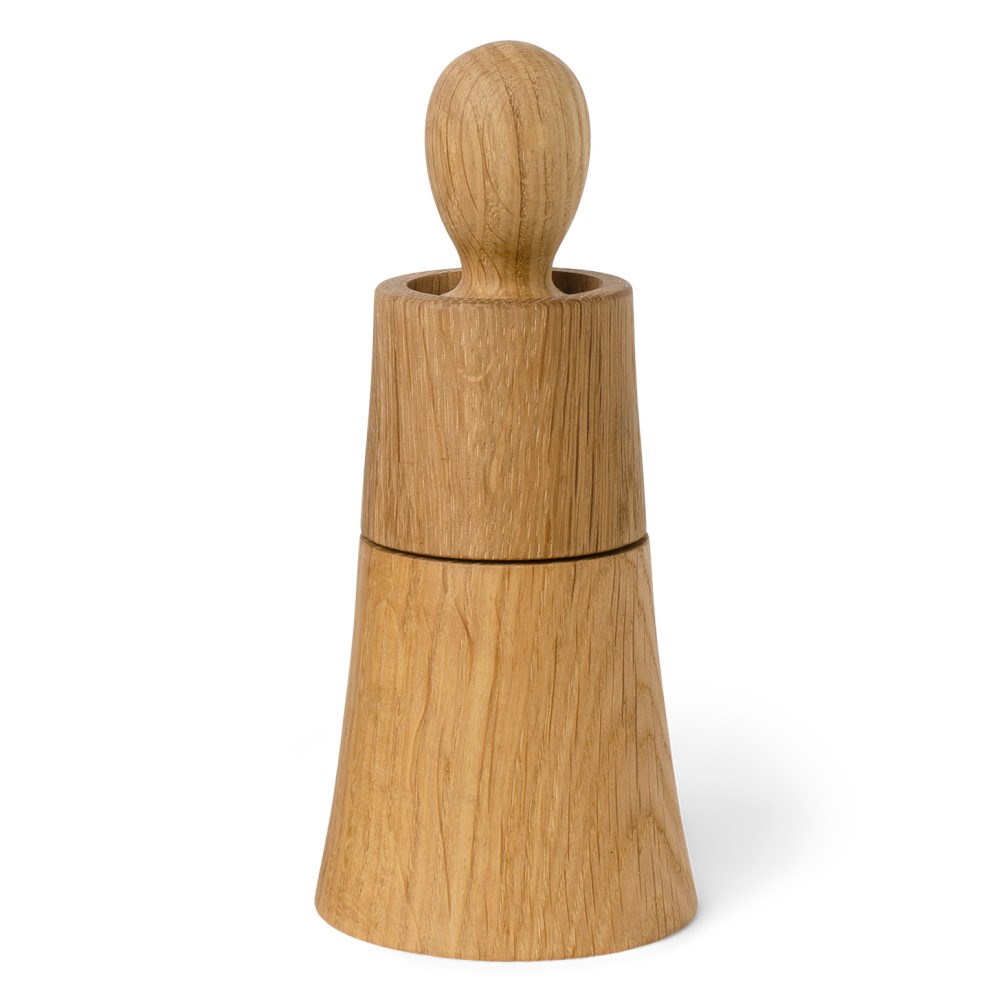 Spring Copenhagen - Mrs Salz Mini Salzmühle Eiche 16 cm - Holz - Bewirtung