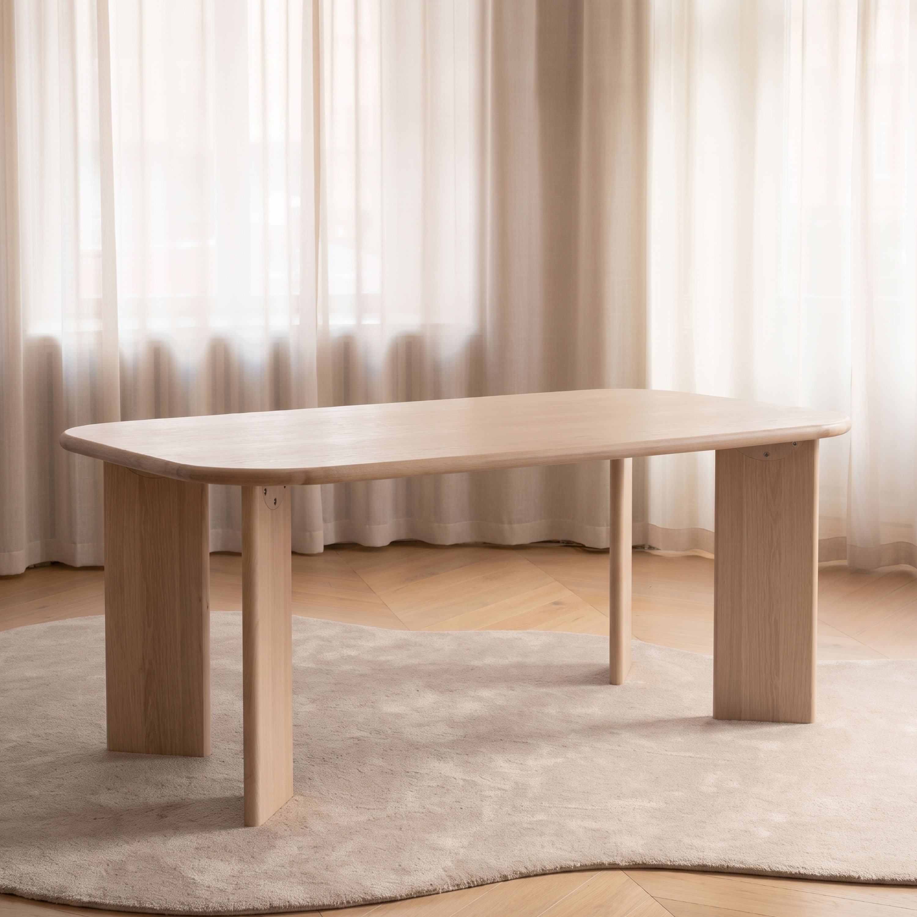 Sleepo Collection Ollie Spisebord Hvitoljet Eik 170cm