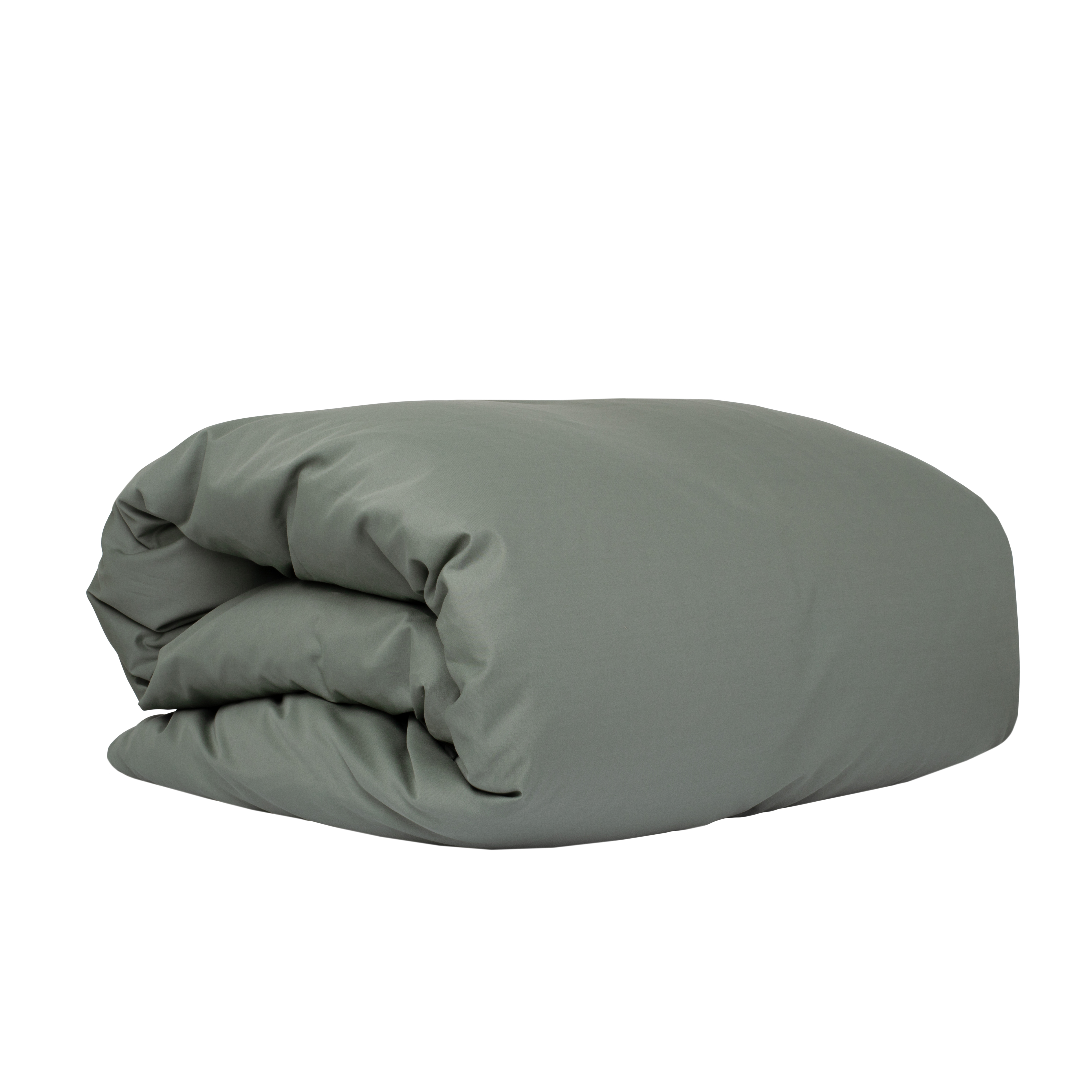 Satina Påslakan Grön Dubbel