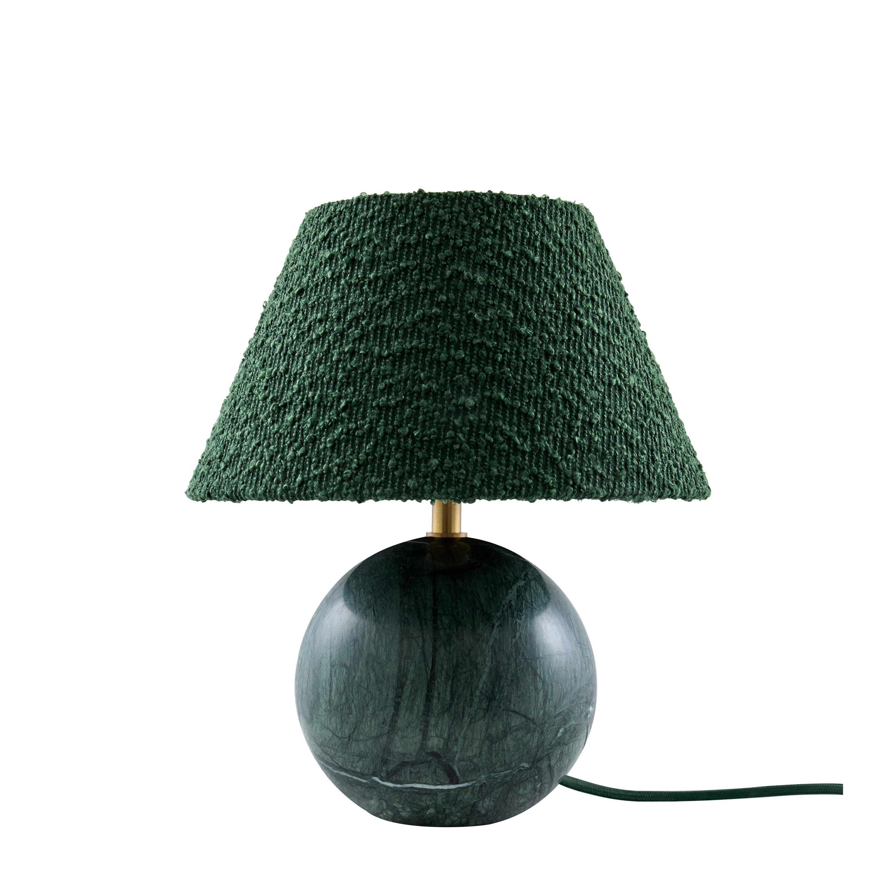 Castello Bordslampa Dark Green Marble 24cm