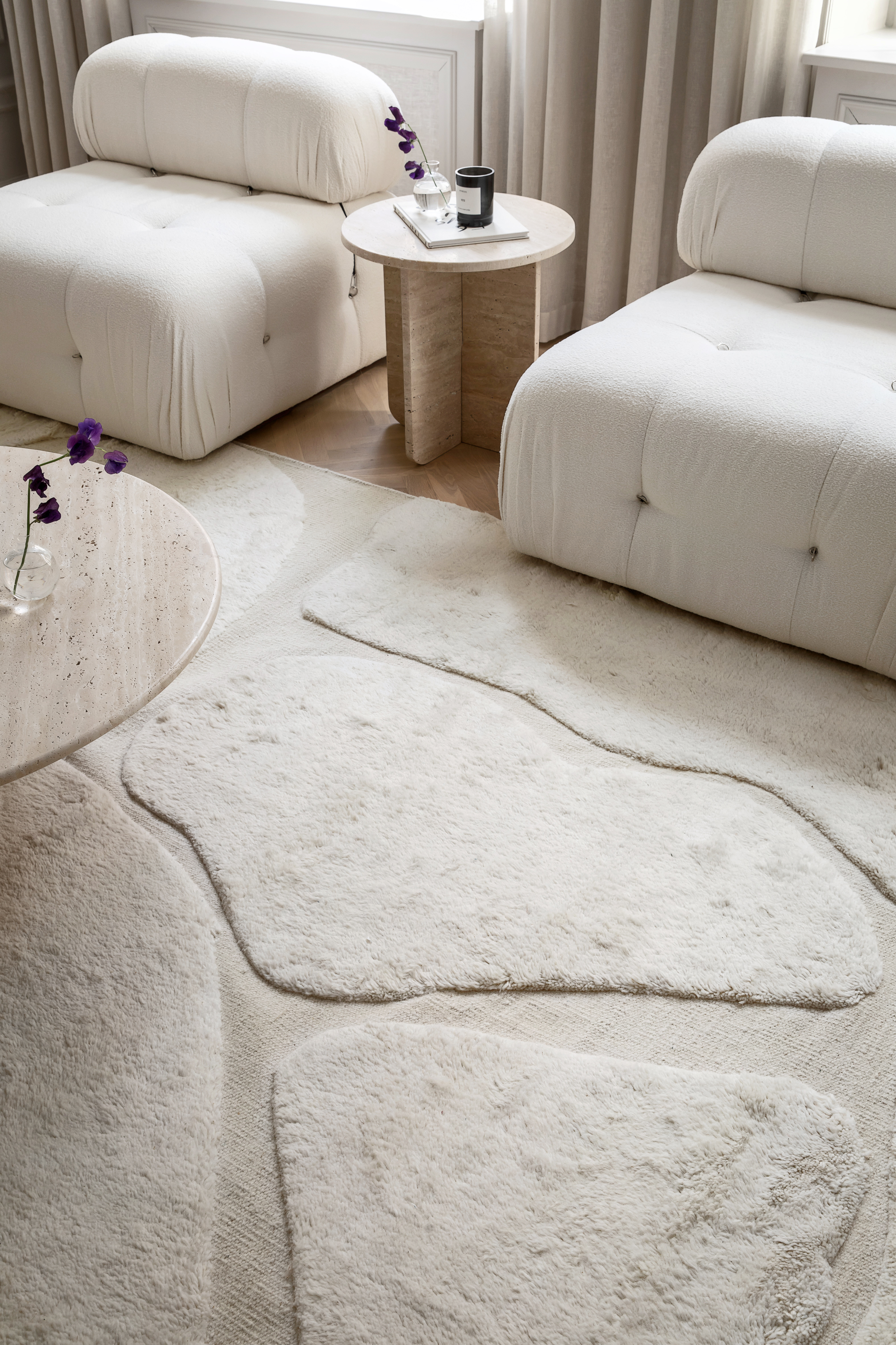 Sleepo Collection Vienna Wool Rug Offwhite 250x350