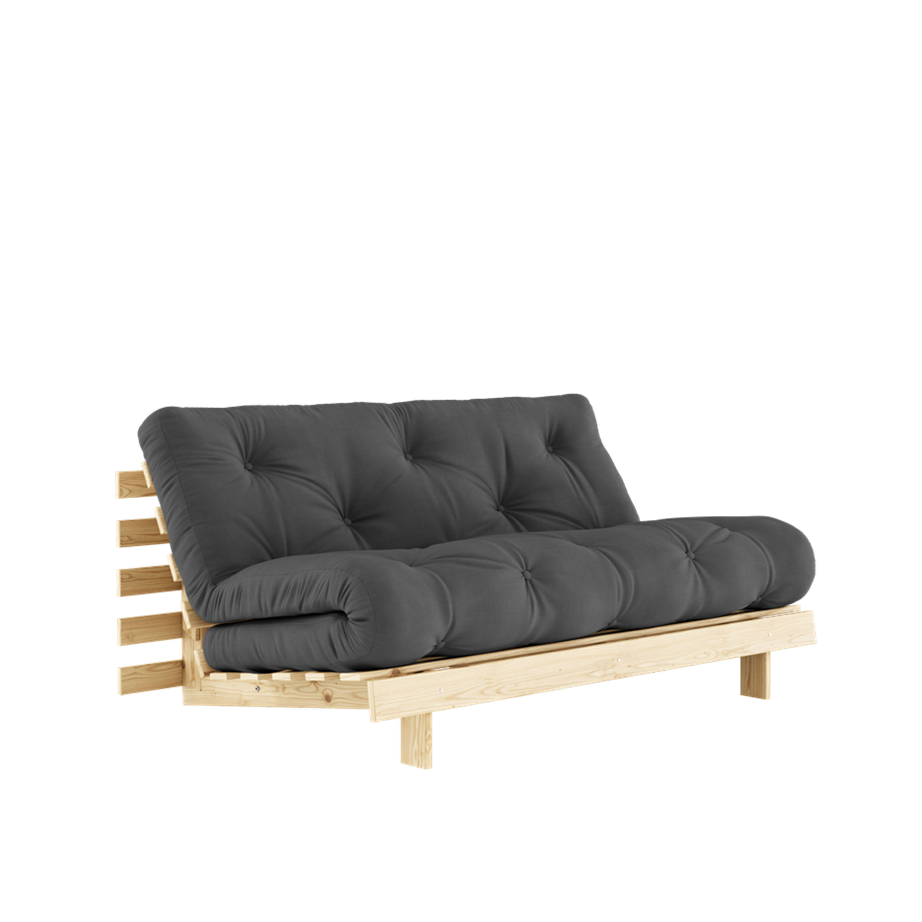 Roots Sovesofa Natur/Dark Grey 160cm