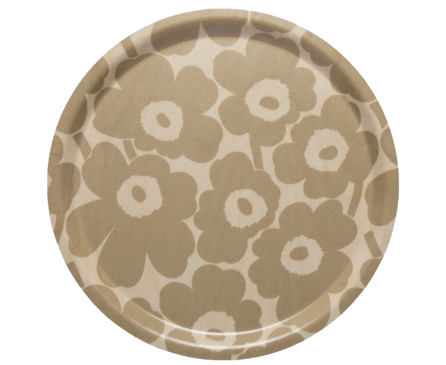 Marimekko - Mini Unikko Tablett Beige - Tabletts