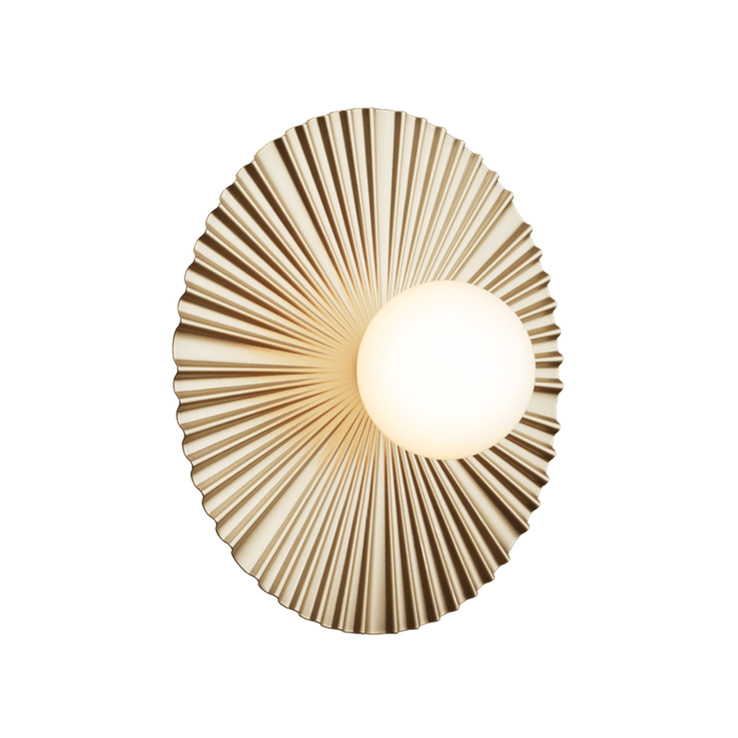 Nuura Liila Muuse Vägg/Taklampa Nordic Gold/Opal Ø42