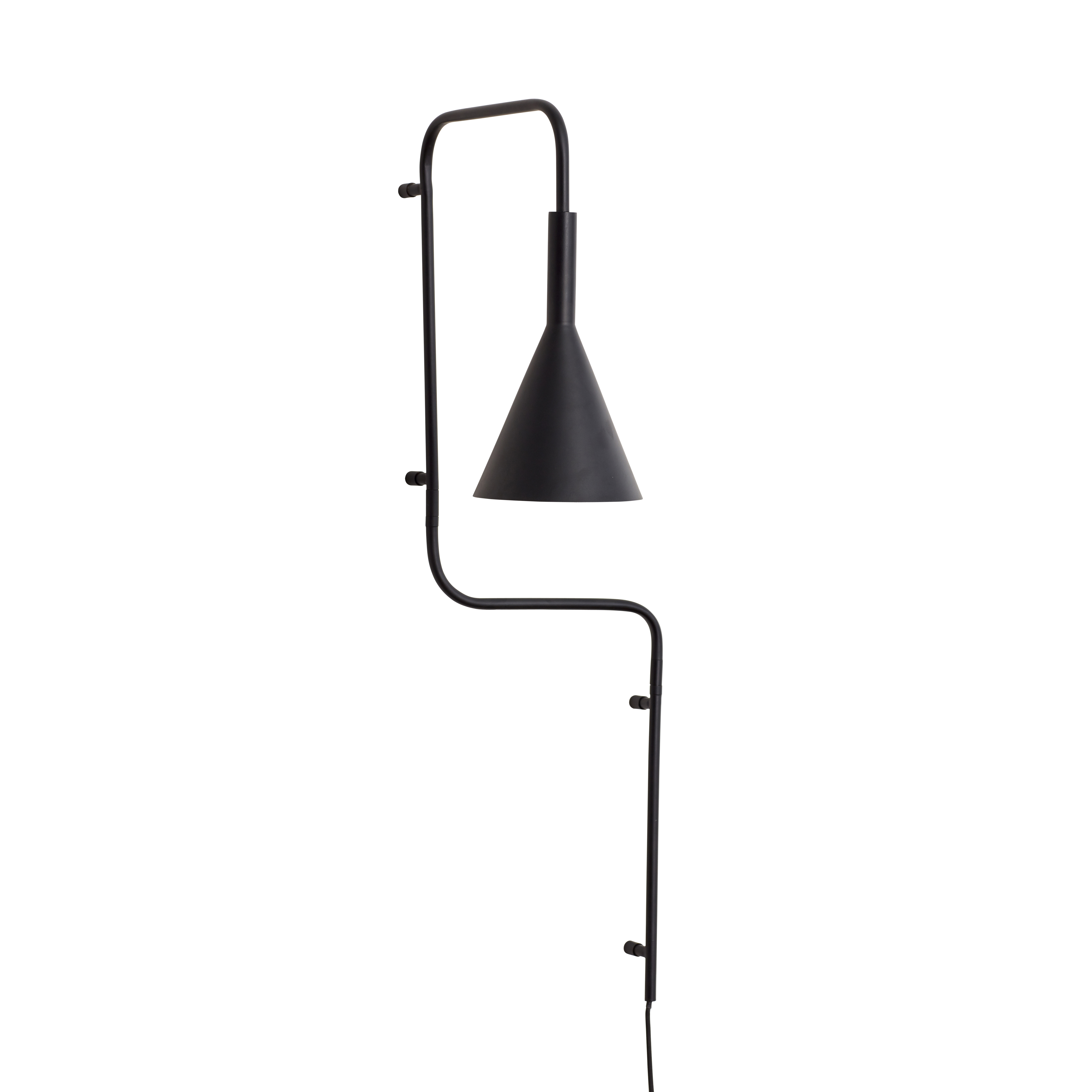 Hübsch - Rope Vägglampa Svart