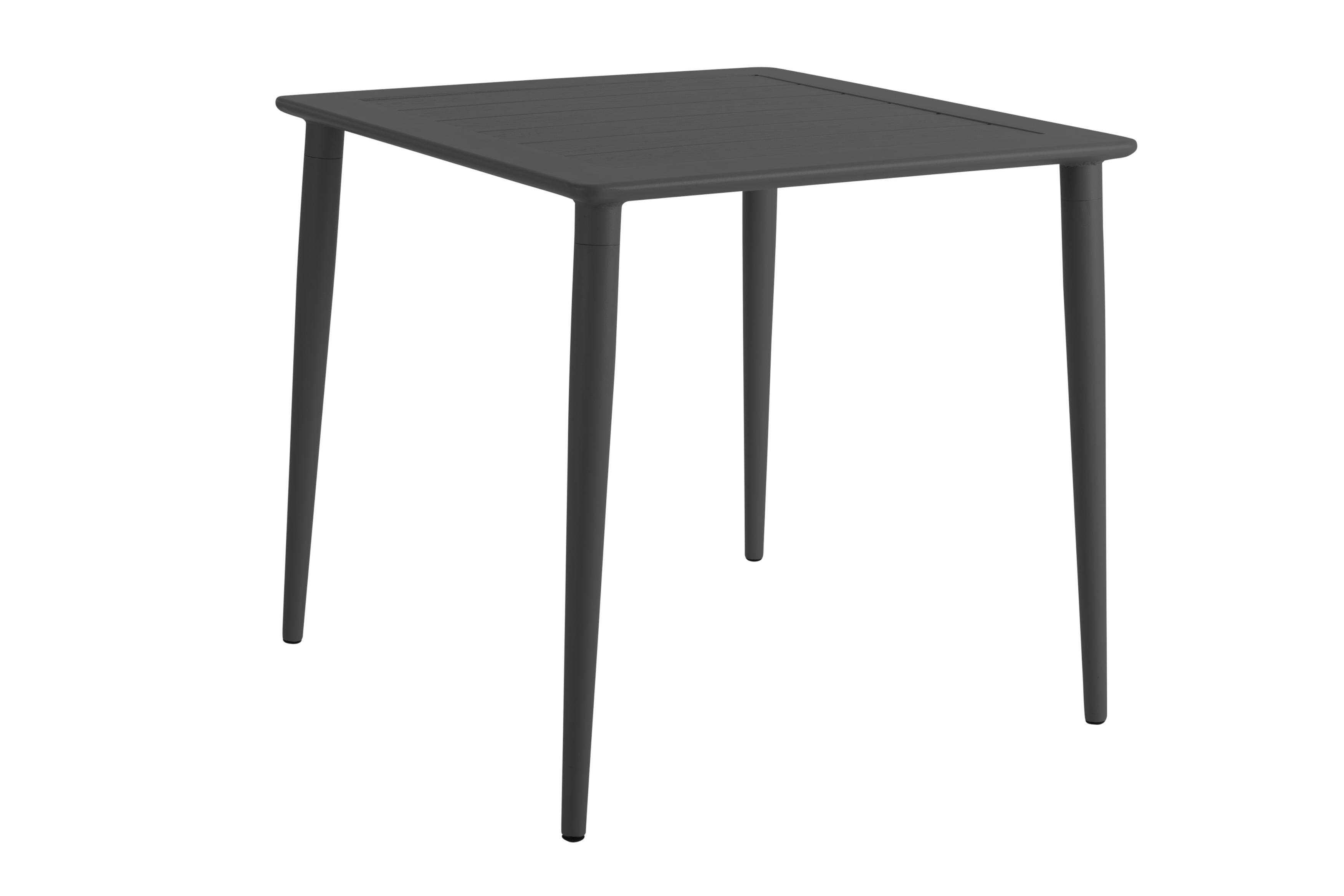 Nimes Matbord Antracit 78x78cm