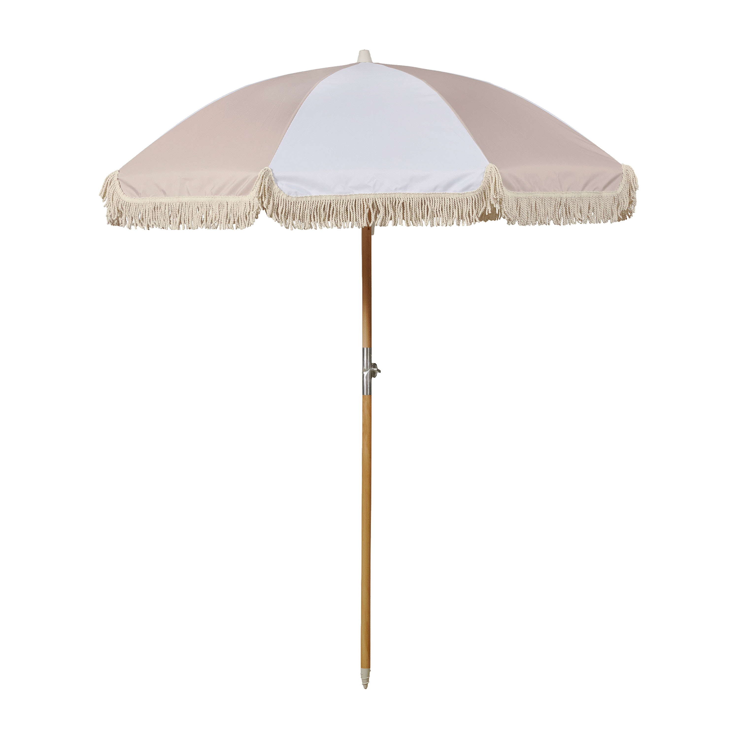 Valletta aurinkovarjo valkoinen/beige Ø210