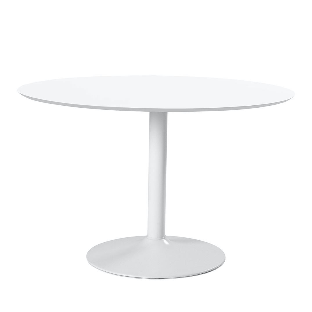 Nordic Home - Livia Matbord Vit Ø110