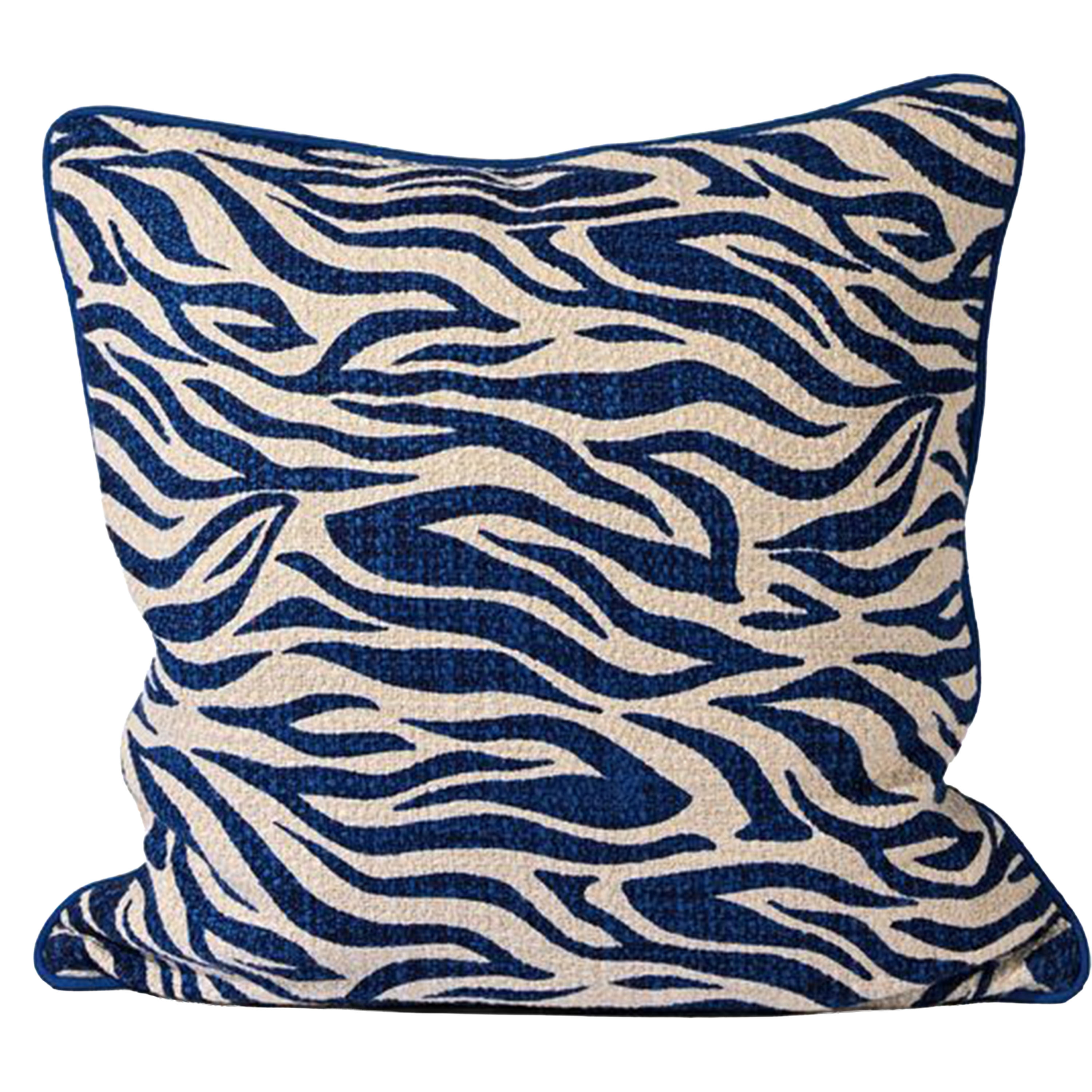 Byon Anima Zebra Prydnadskudde Blue 50x50