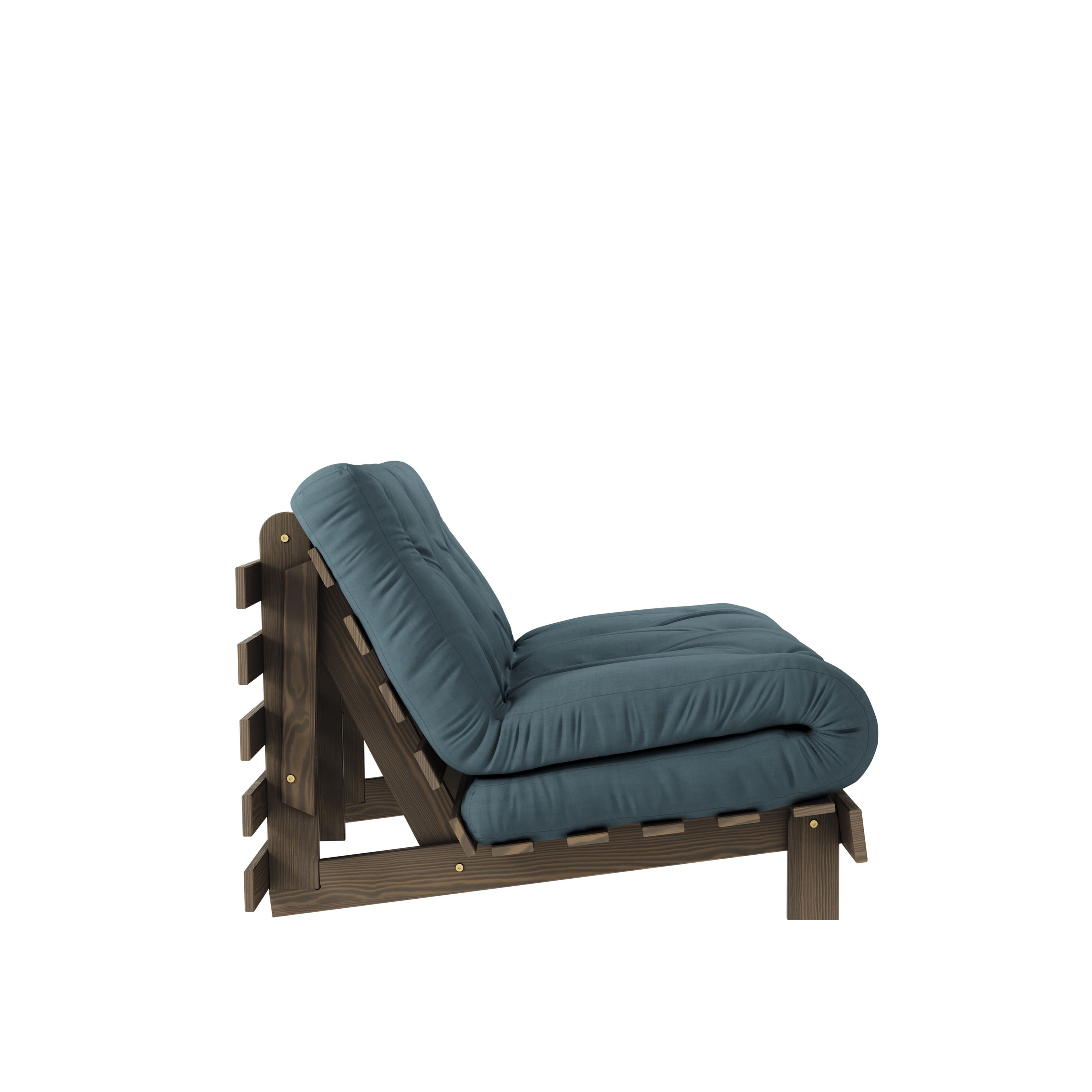 Karup Design Roots Vuodesohva Ruskea/Petrol Blue 140cm