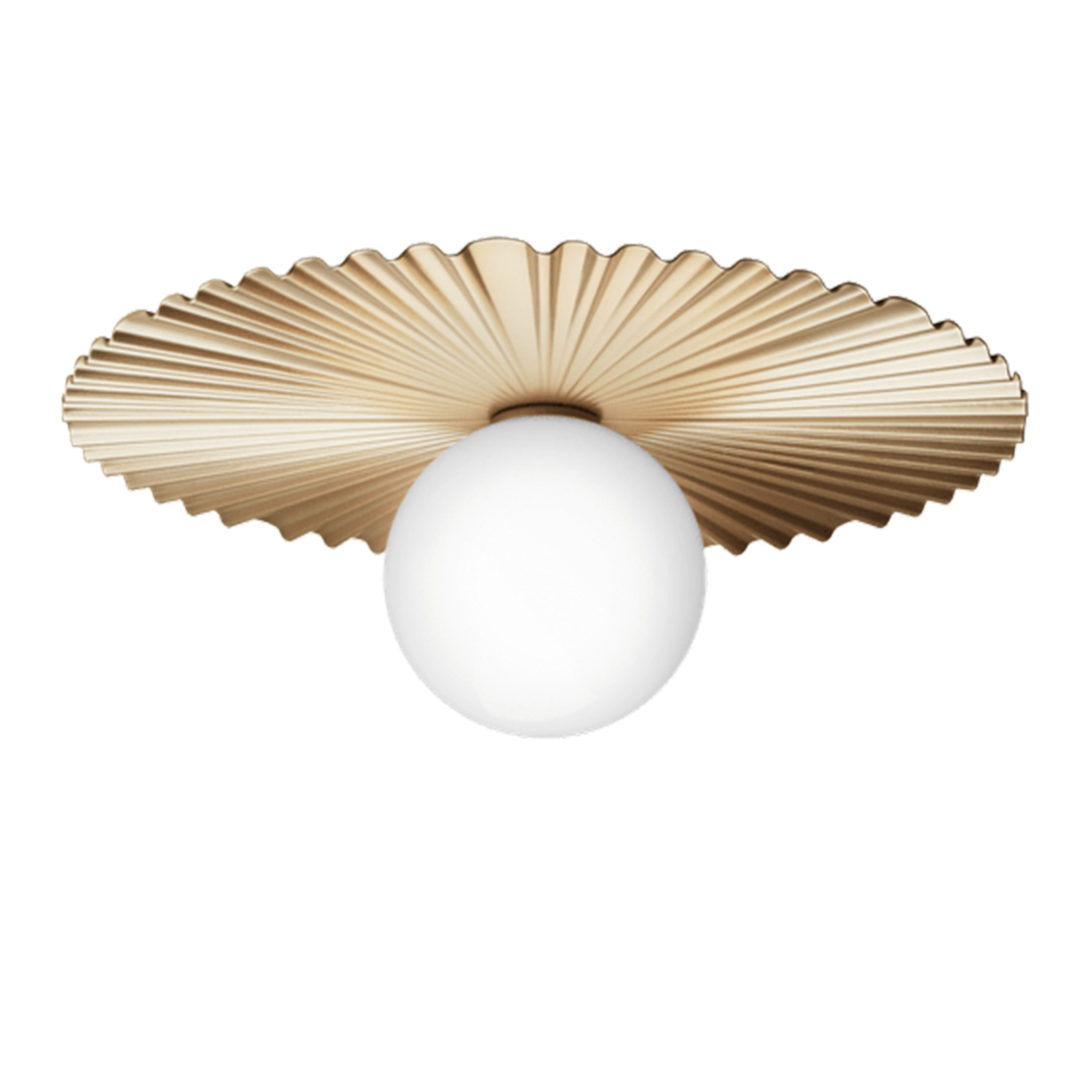 Nuura Liila Muuse Vägg/Taklampa Nordic Gold/Opal Ø42