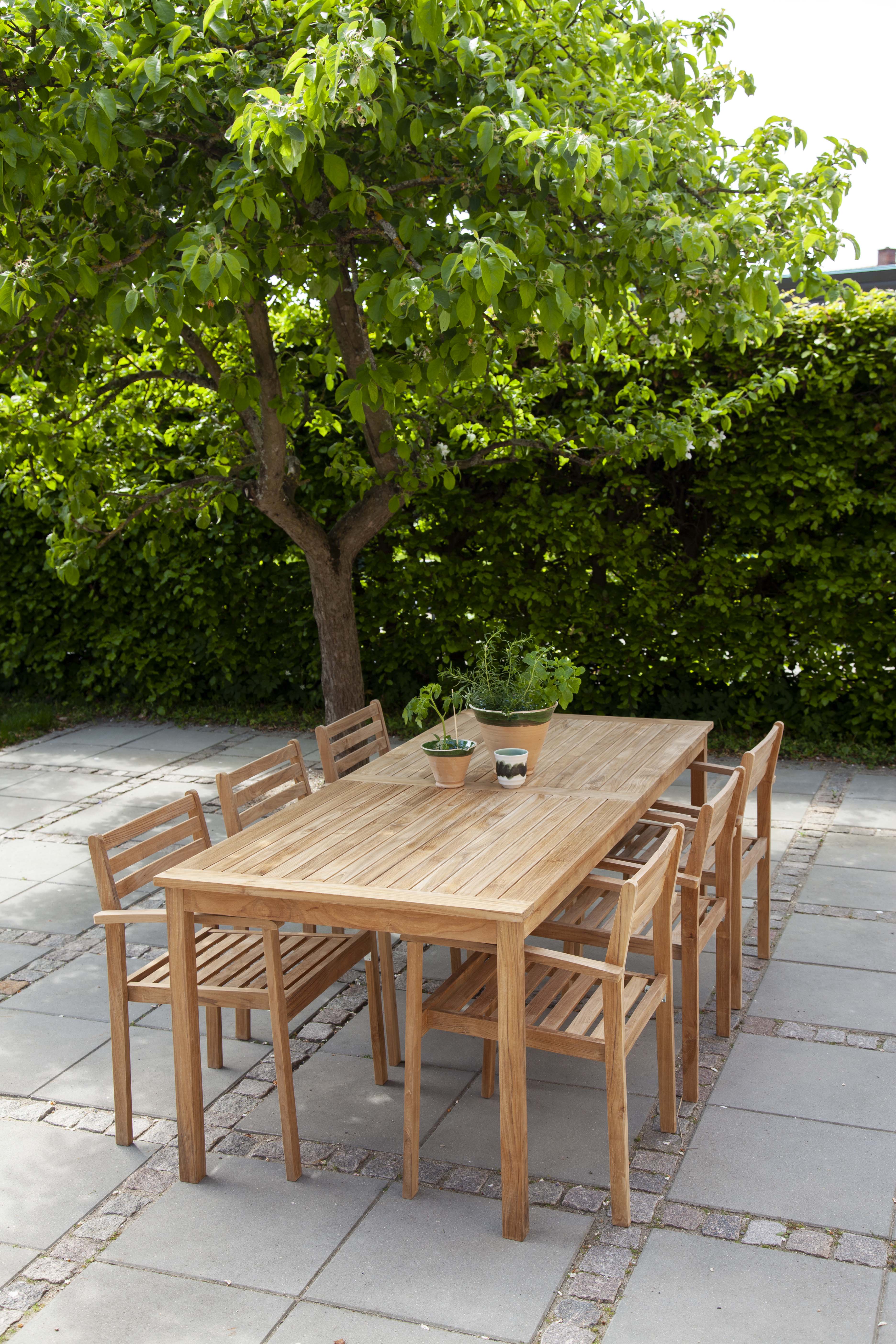 Cinas Oxford Spisebord Teak 210 x 90 cm