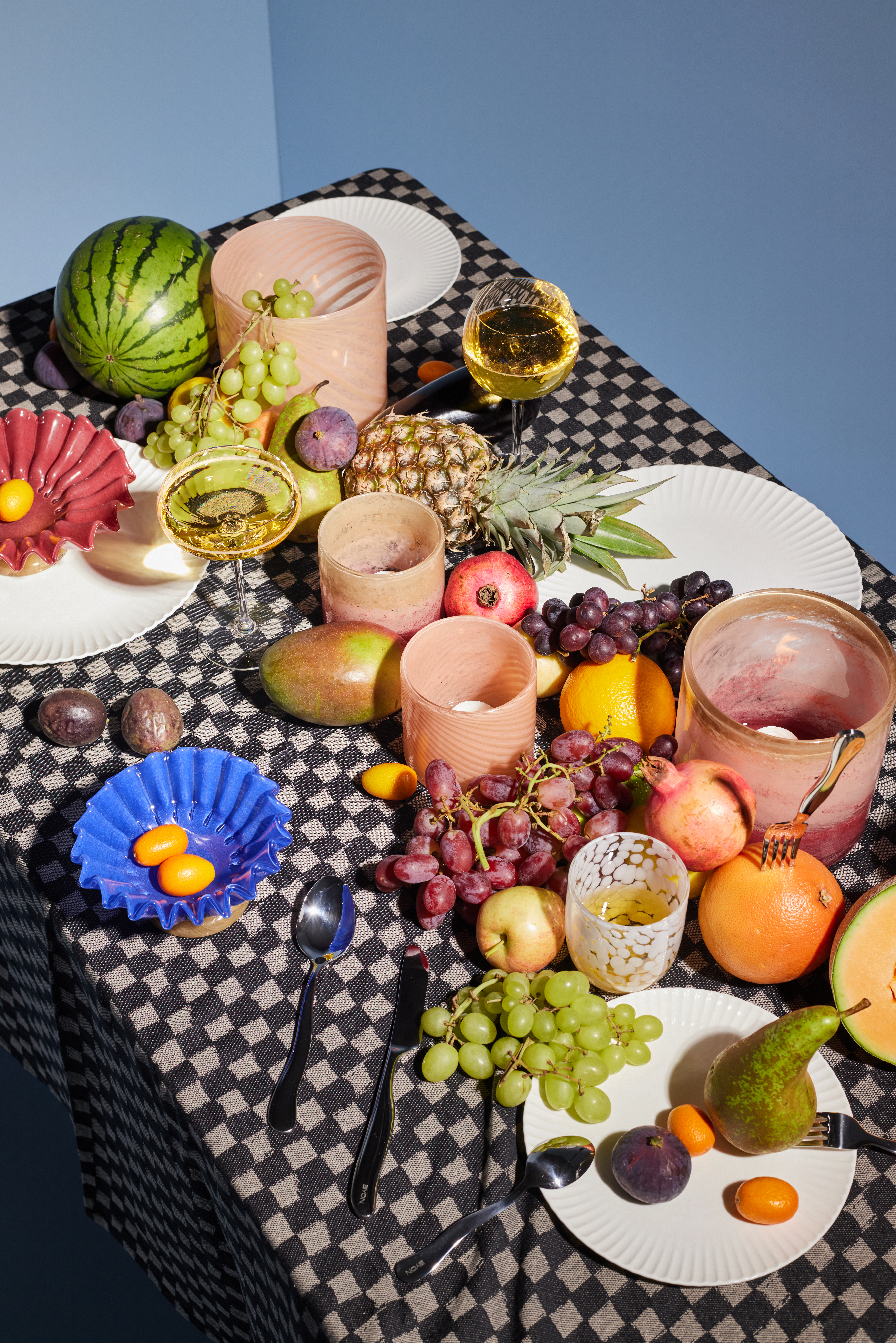 Byon Calore Kerzenlaterne Rosa/Beige/Bordeaux 10cm